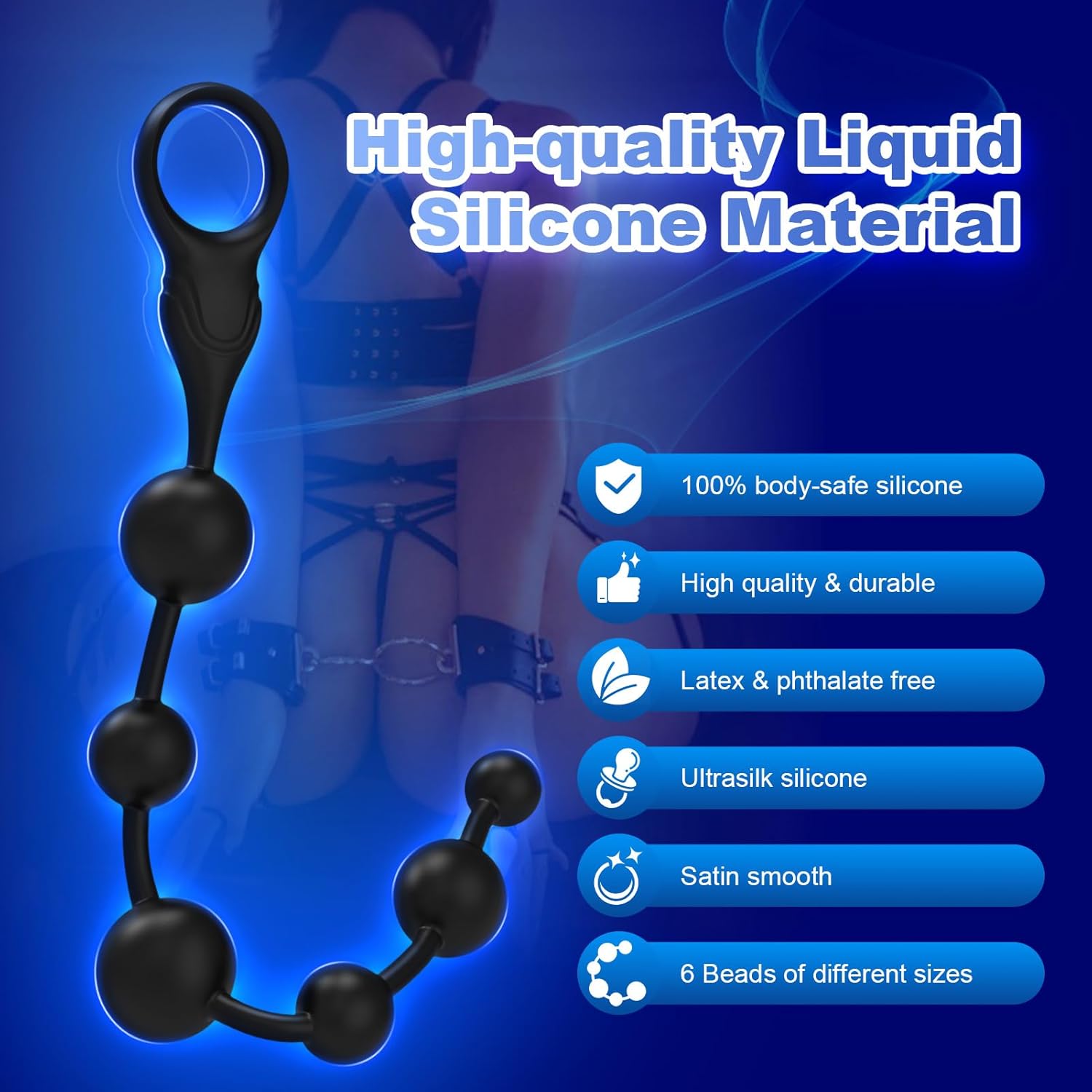 DeepSpiral 3 - Motor Vibrating Anal Beads - Vixen | Nova Network