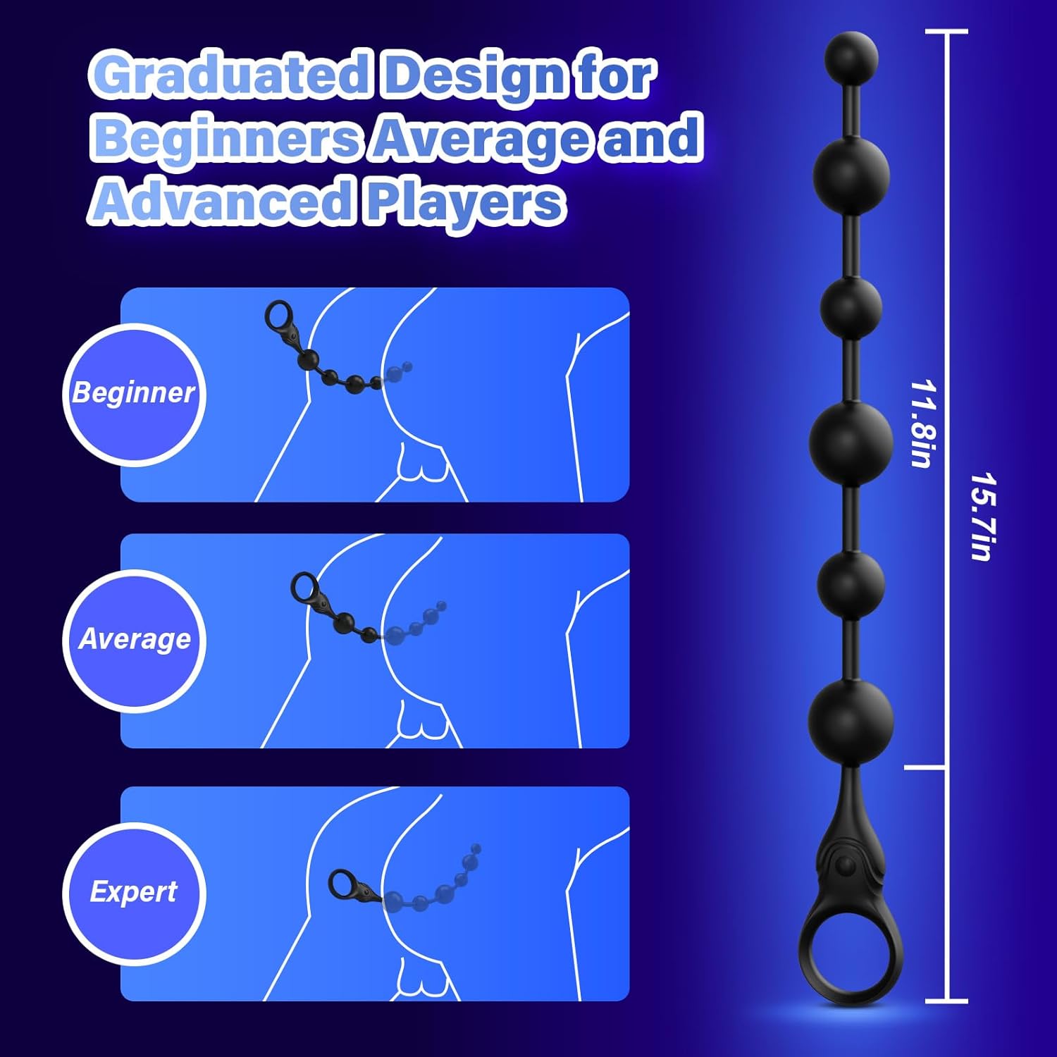 DeepSpiral 3 - Motor Vibrating Anal Beads - Vixen | Nova Network