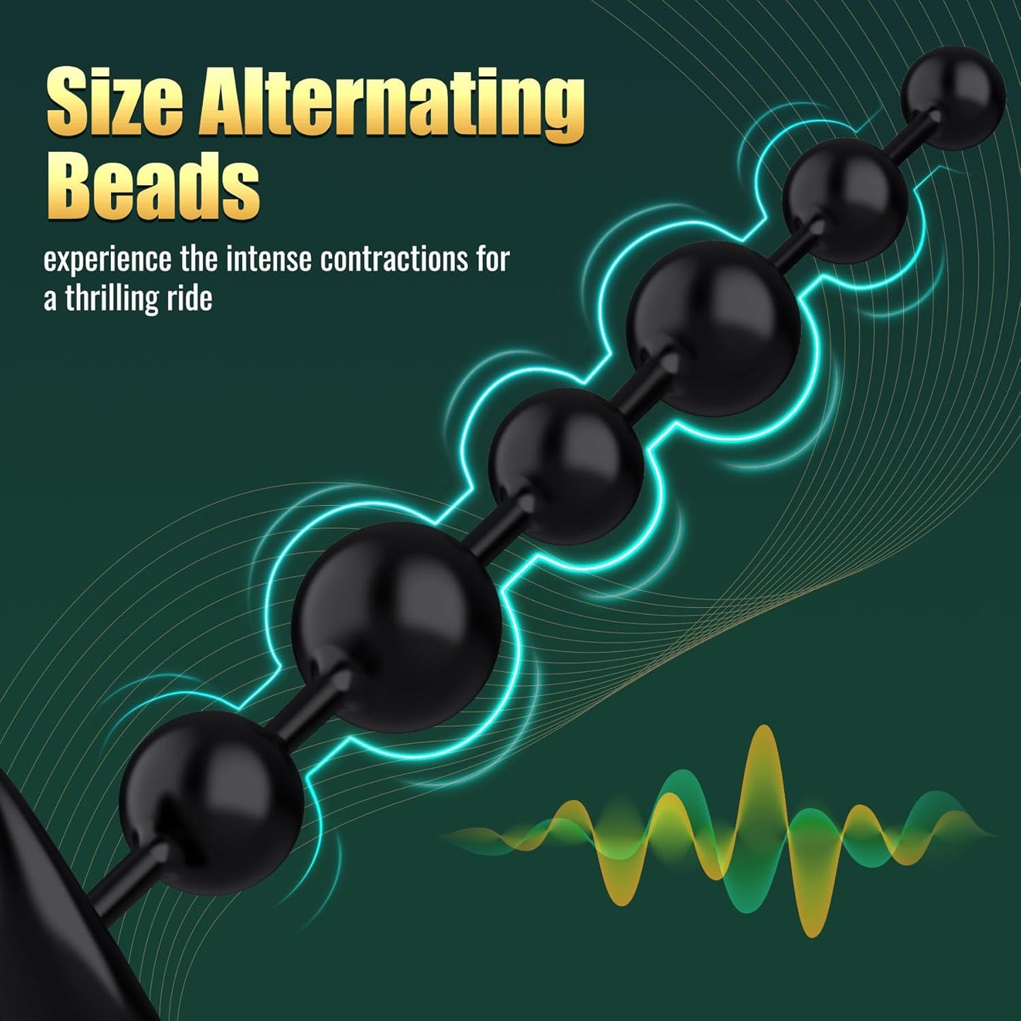 DeepSpiral Extra - Long Vibrating Anal Beads - Vixen | Nova Network