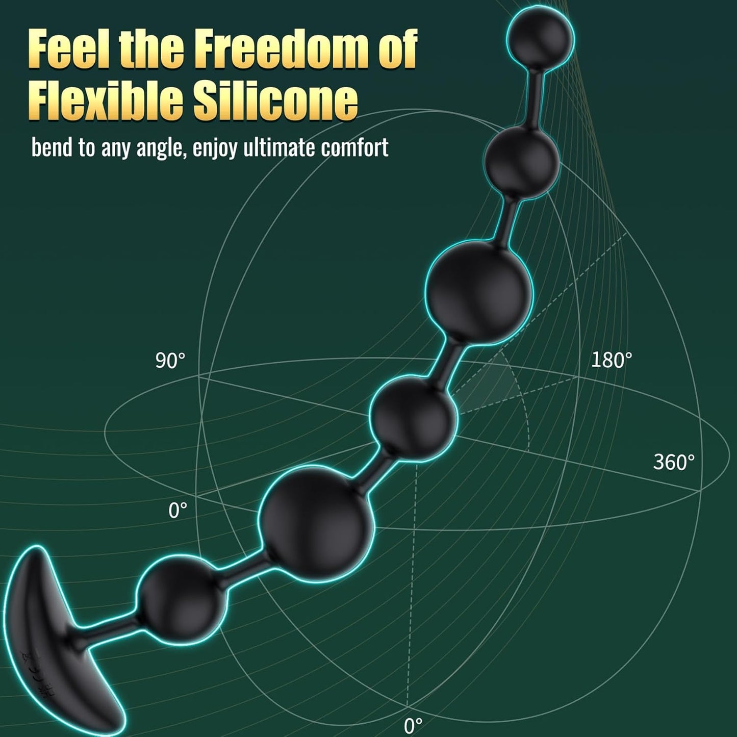 DeepSpiral Extra - Long Vibrating Anal Beads - Vixen | Nova Network