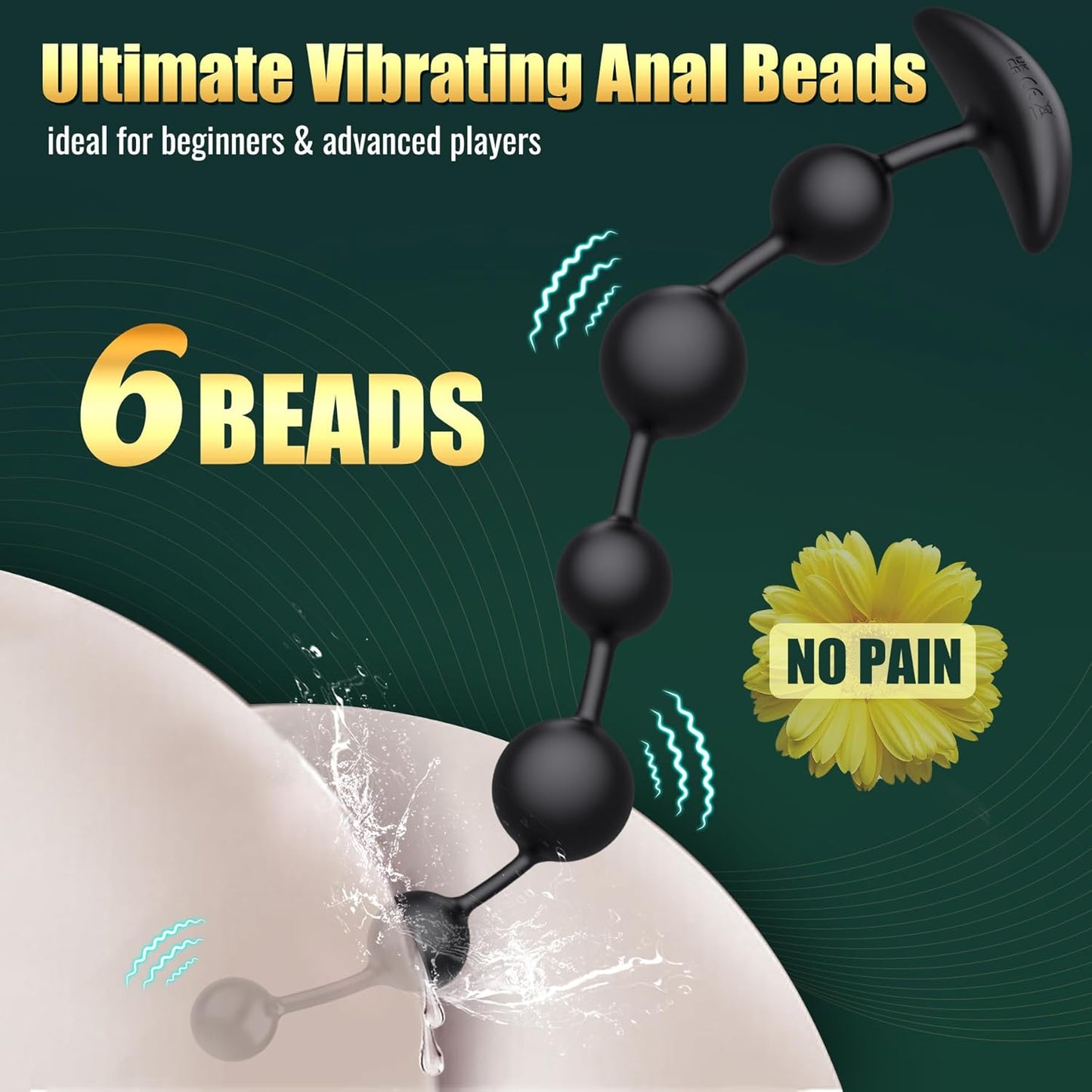 DeepSpiral Extra - Long Vibrating Anal Beads - Vixen | Nova Network