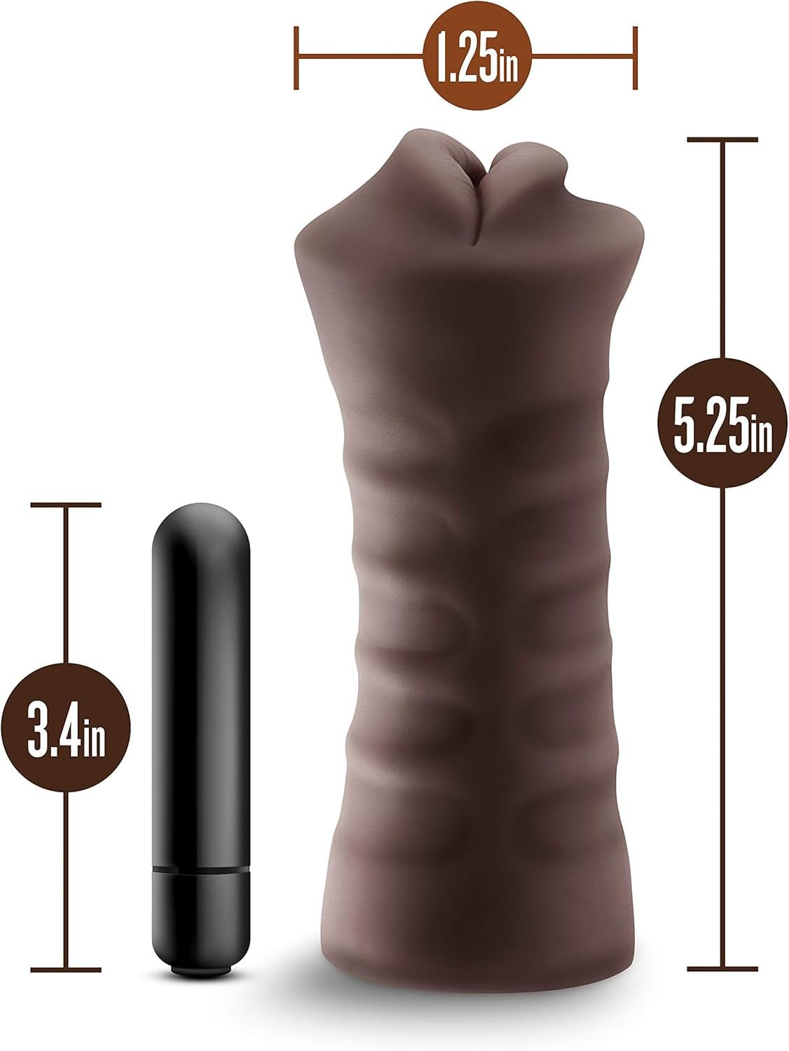 DeepVibe Vibrating Deep Throat Pocket Pussy Stroker - Vixen | Nova Network