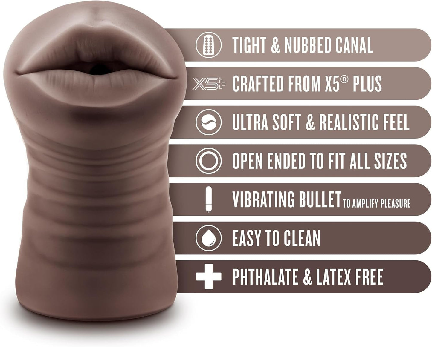 DeepVibe Vibrating Deep Throat Pocket Pussy Stroker - Vixen | Nova Network
