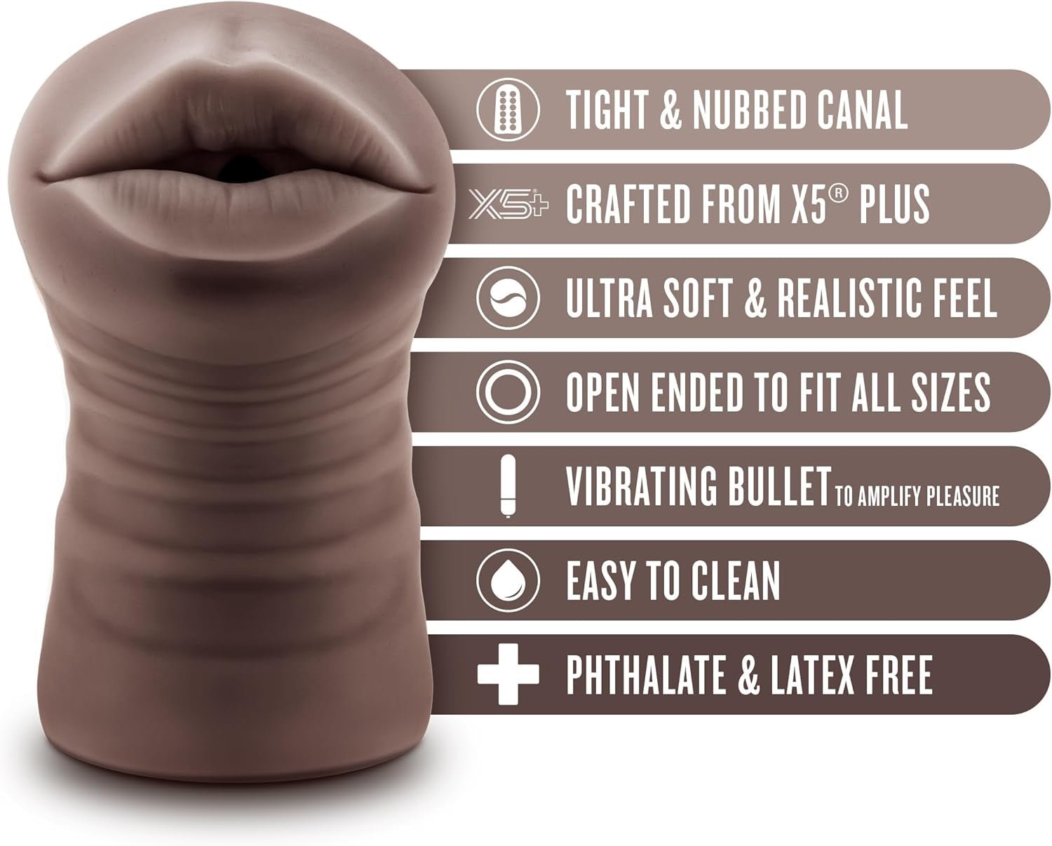 DeepVibe Vibrating Deep Throat Pocket Pussy Stroker - Vixen | Nova Network