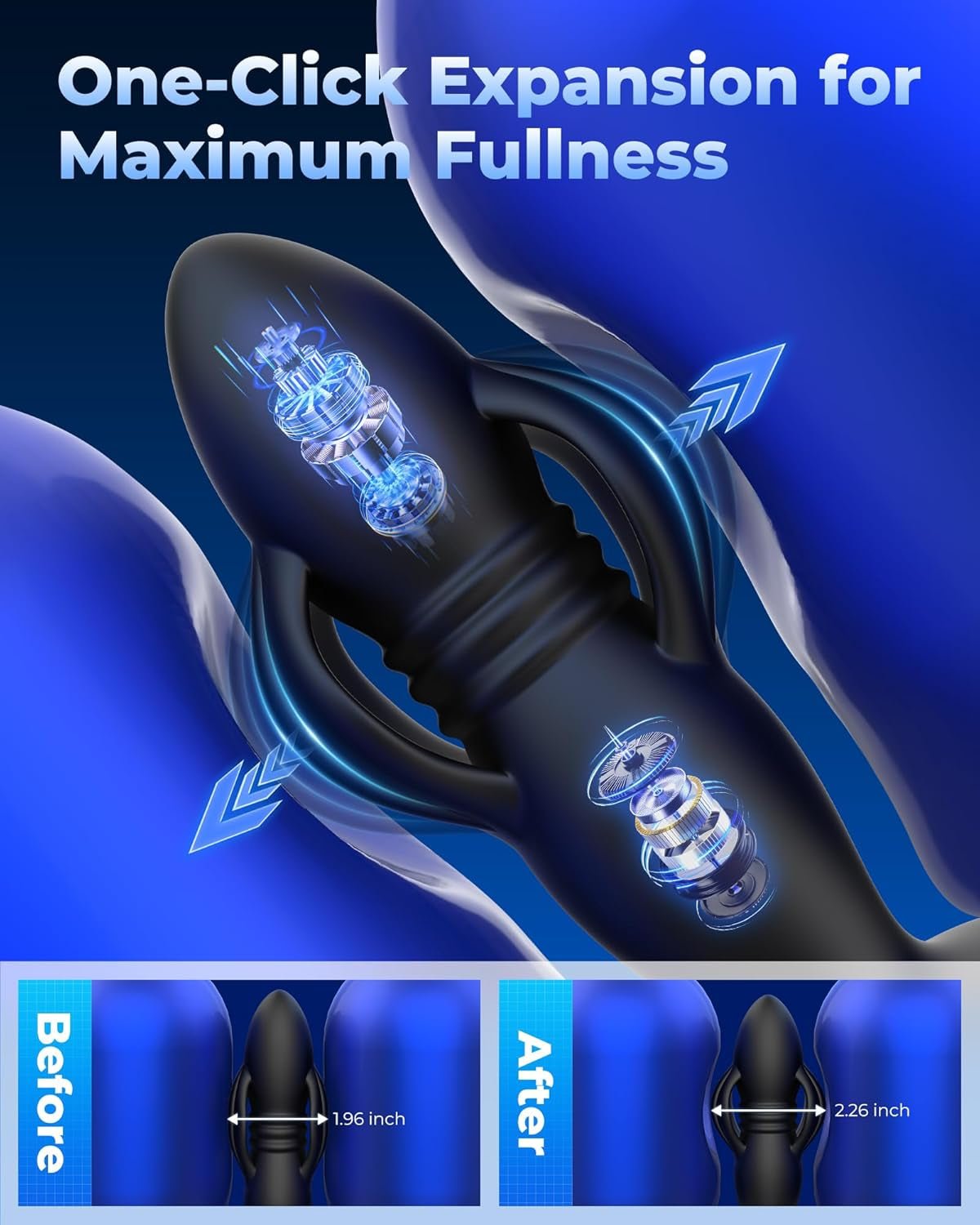 DeepWing AI App - Control Expanding Prostate Massager - Vixen | Nova Network