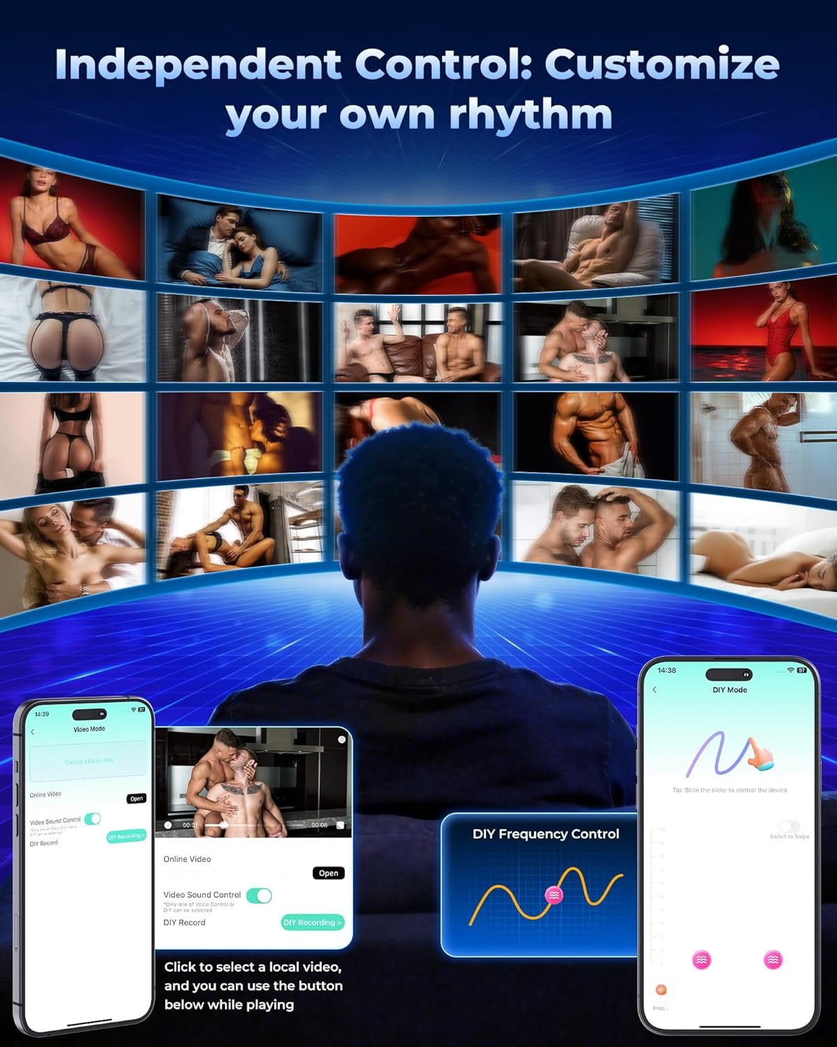 DeepWing AI App - Control Expanding Prostate Massager - Vixen | Nova Network