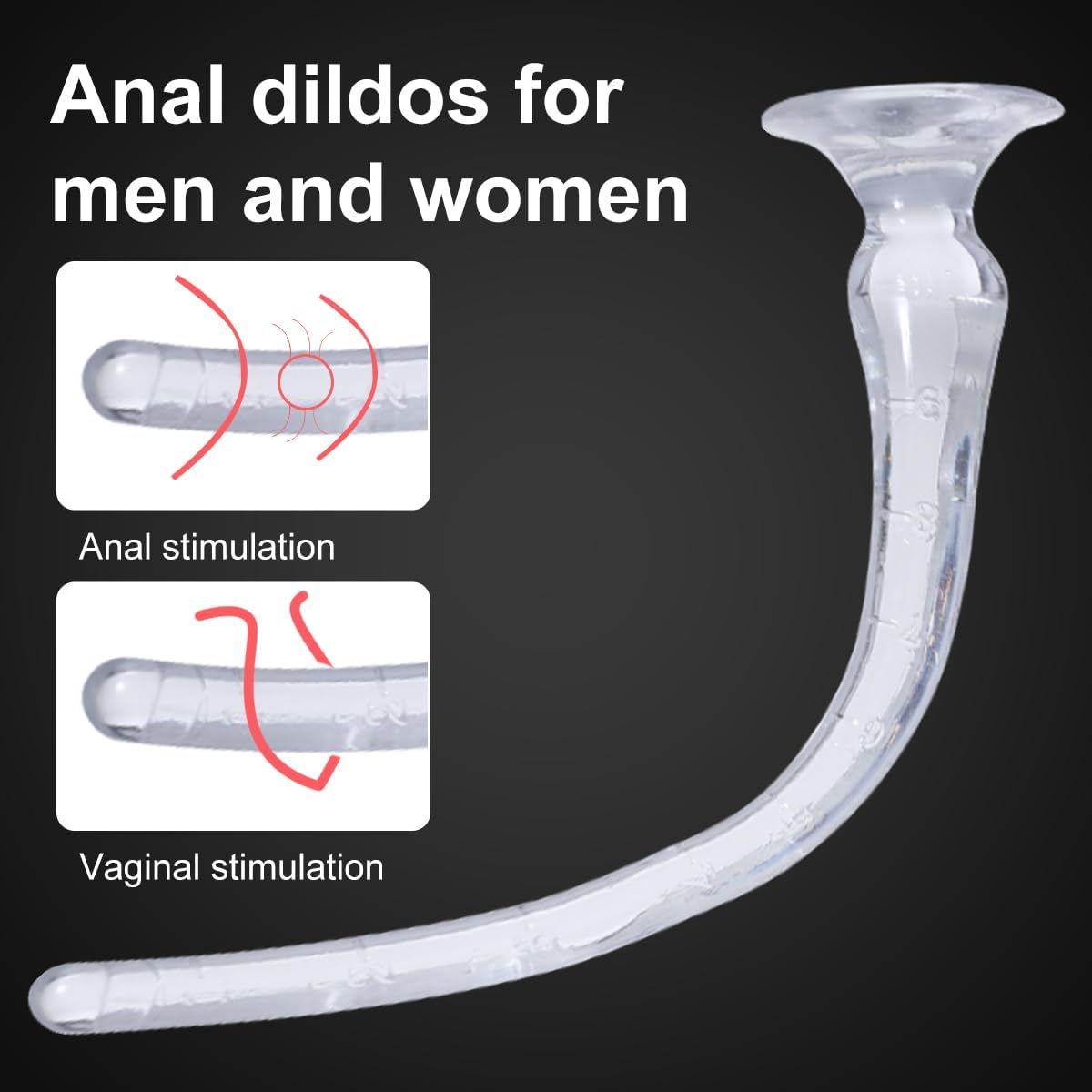 DepthMark 20" Clear G - Spot Dildo - Vixen | Nova Network