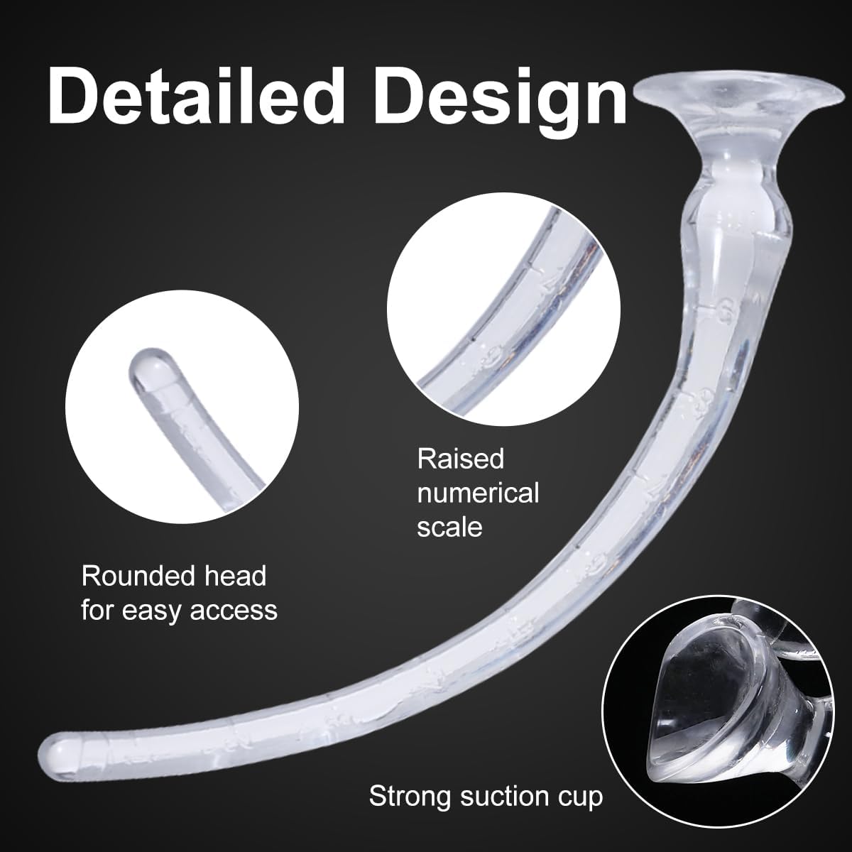 DepthMark 20" Clear G - Spot Dildo - Vixen | Nova Network