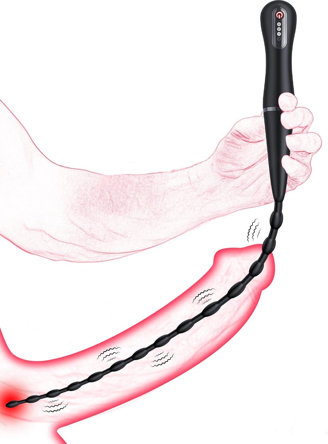 DepthSync Urethral Vibe Pro Male Plug - Vixen | Nova Network