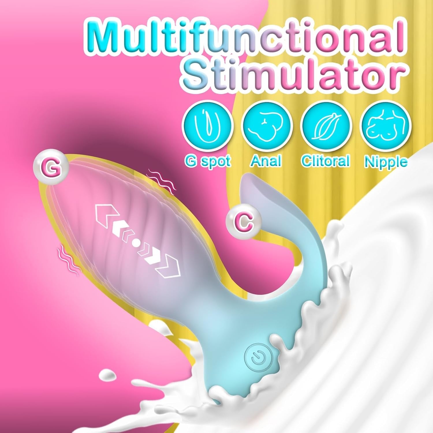 DiamondCurve Remote Anal Plug Vibrator with Dual Motors - Vixen | Nova Network