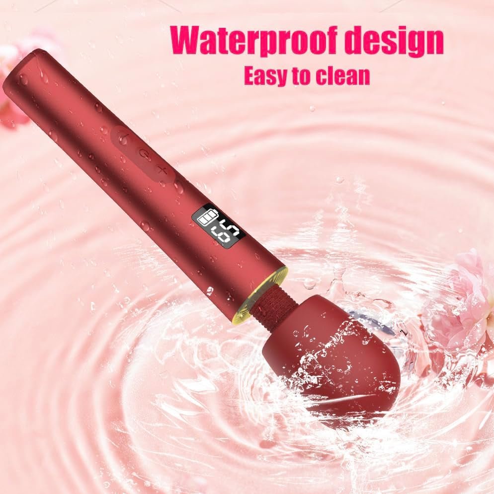 DigitGlow Premium Wand Vibrator, 9 Modes - Vixen | Nova Network