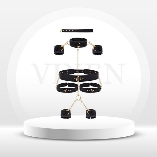 DominaLink 7 - Piece Bondage Set - Vixen | Nova Network