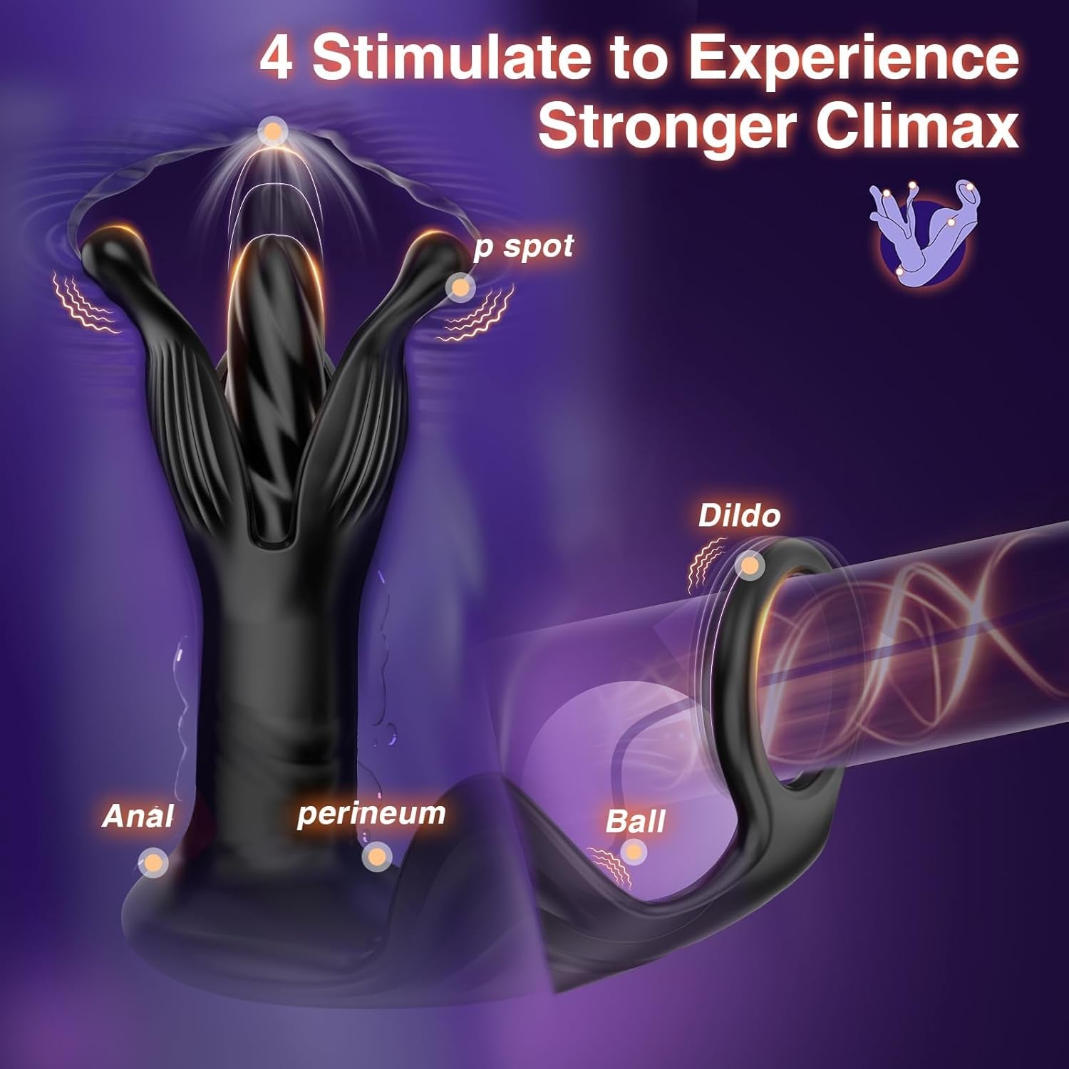 Dominus 8X AI Power Prostate & Cock Ring Trainer - Vixen | Nova Network