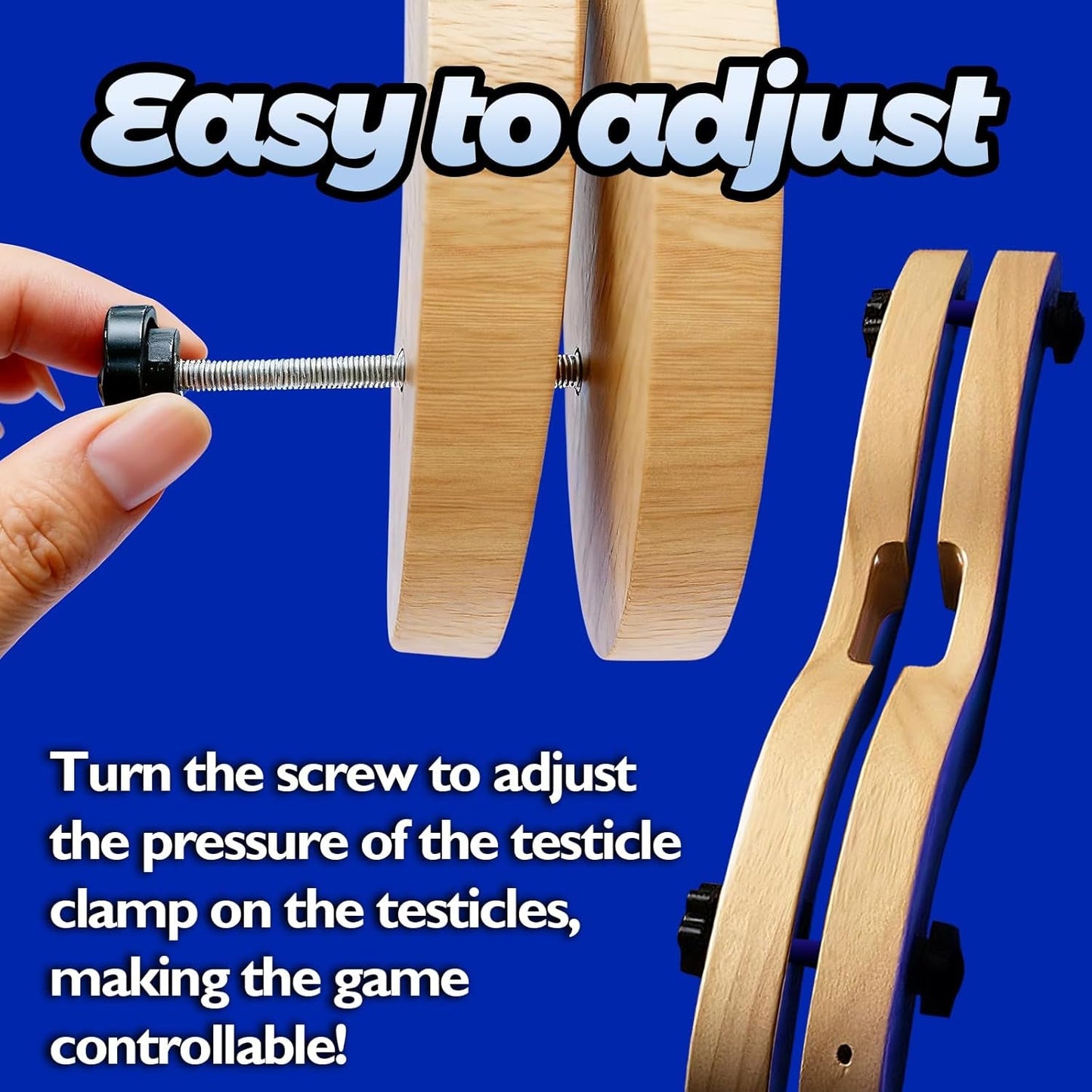 DomKneel CBT Testicle Crusher with Ankle Cuffs - Vixen | Nova Network