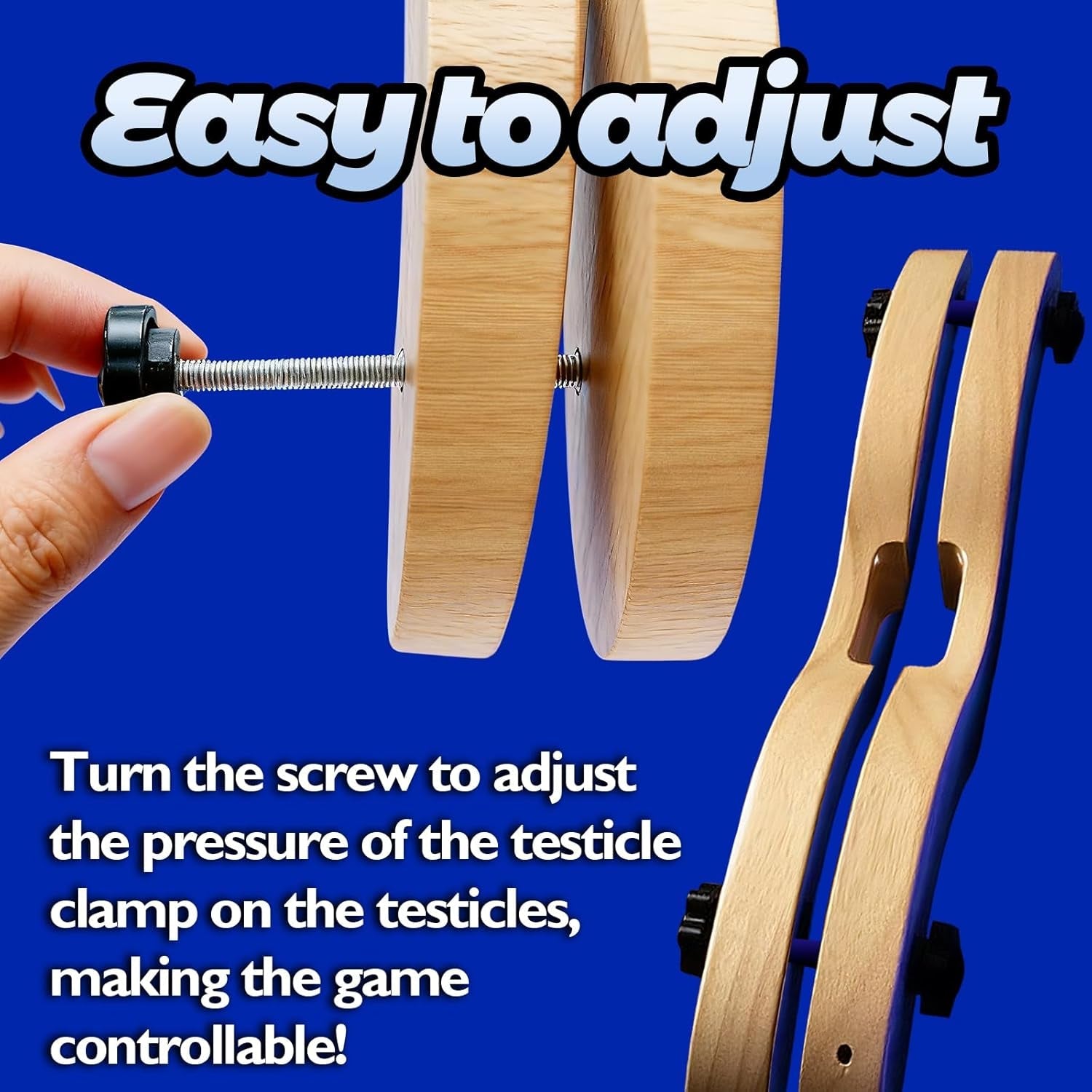 DomKneel CBT Testicle Crusher with Ankle Cuffs - Vixen | Nova Network