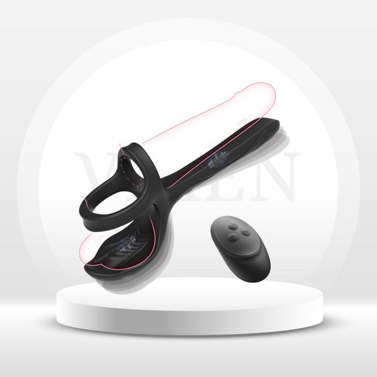 DoubleTrouble Dual Penetration Couples Vibrator - Vixen | Nova Network