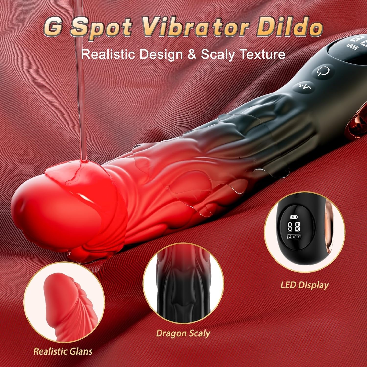 DragonCurve Fantasy G - Spot Dildo Vibrator - Vixen | Nova Network