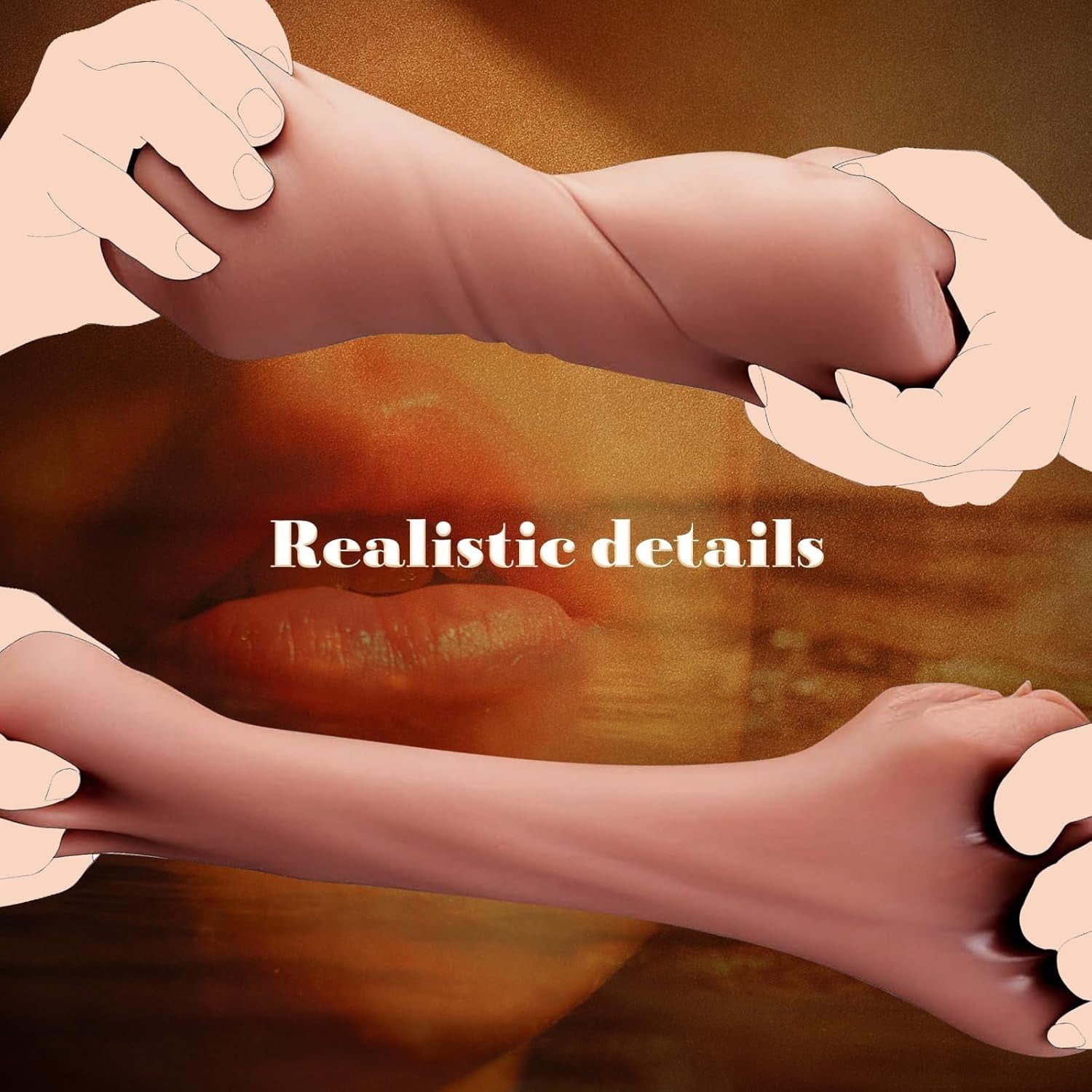 DreamLips Realistic Mouth Deep-Throat Male Stroker - Vixen | Nova Network