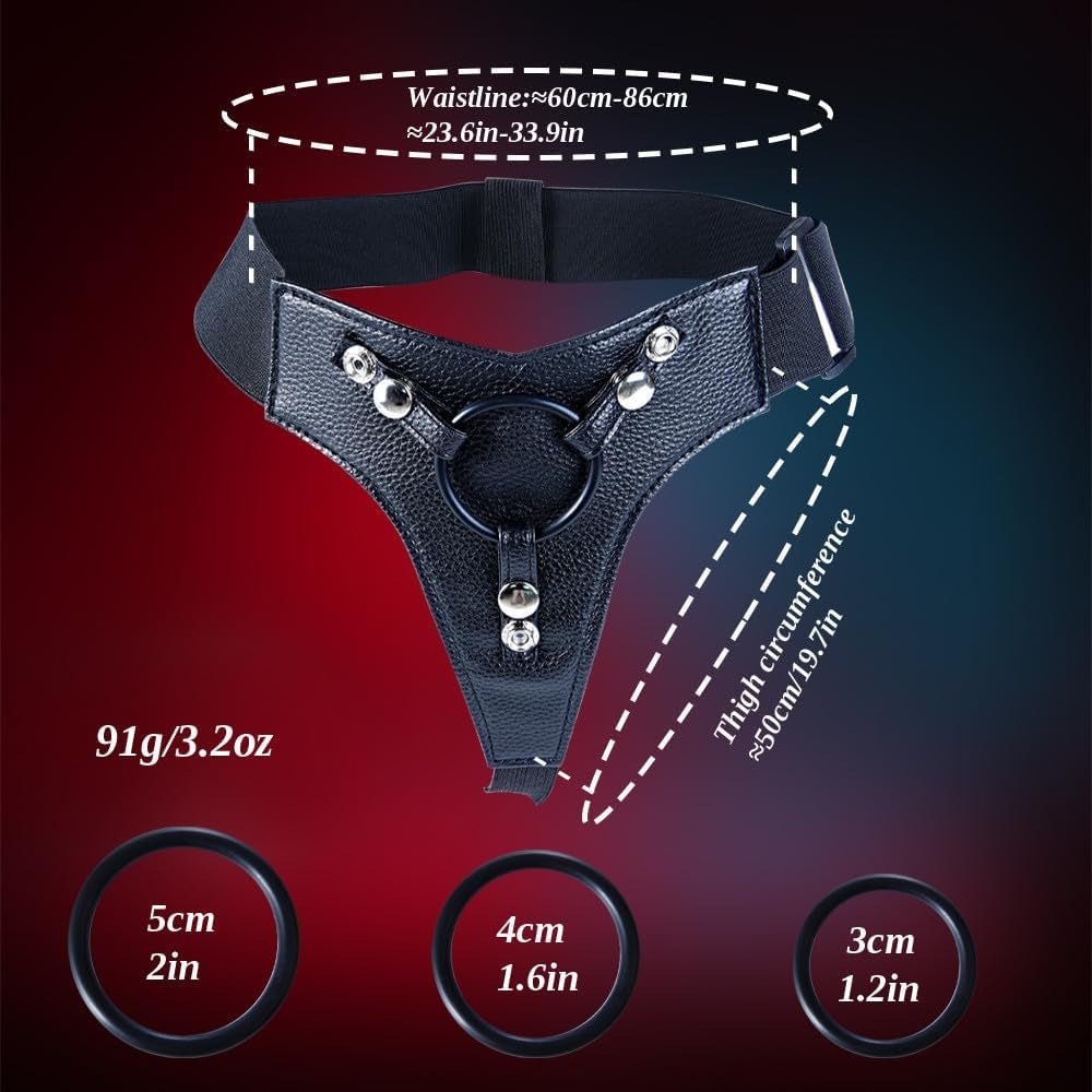 DreamWisp Beginner Fantasy Strap-On | 7" Slim Dildo & Harness - Vixen | Nova Network