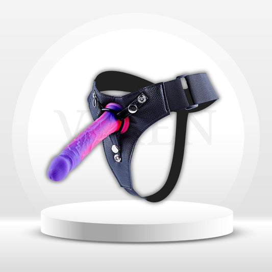 DreamWisp Beginner Fantasy Strap-On | 7" Slim Dildo & Harness - Vixen | Nova Network