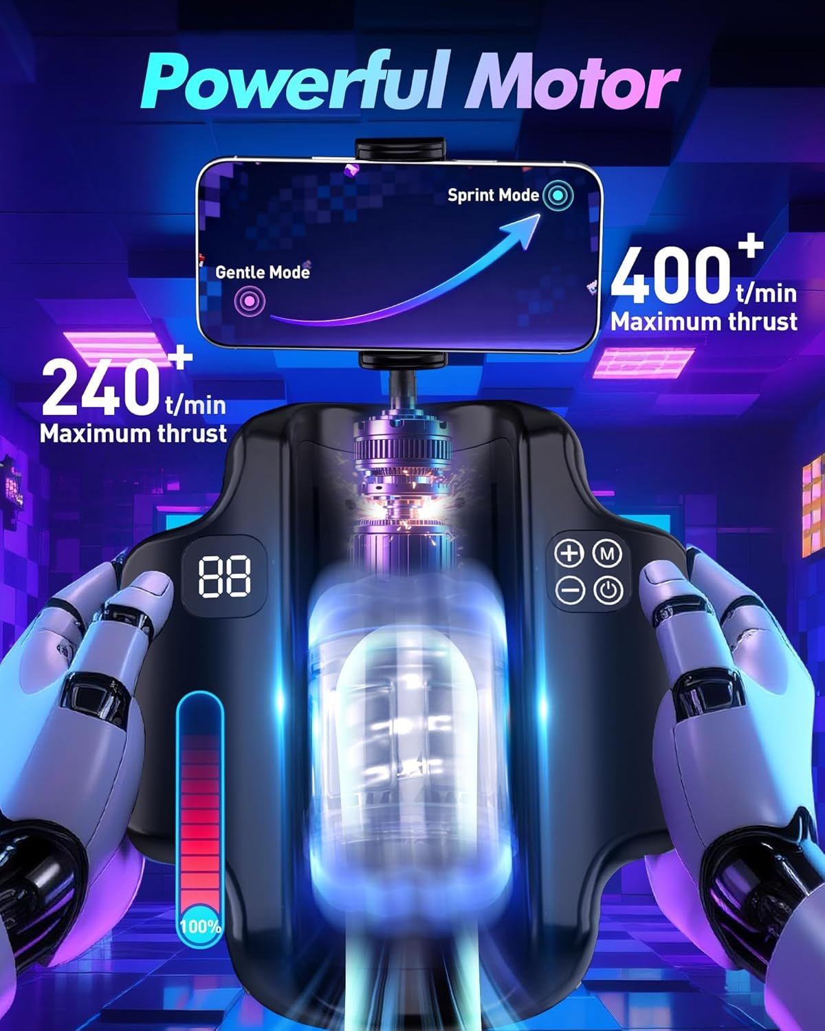 DriveMaster Auto Thrusting Stroker 10cm Depth - Vixen | Nova Network