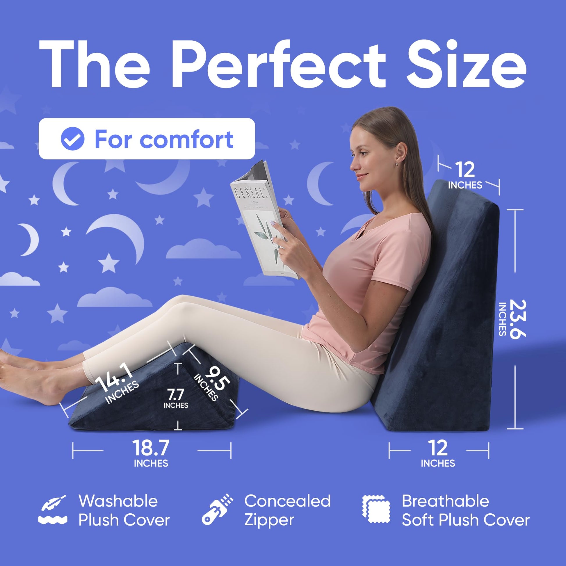 Dual Cushion Couples Intimacy Support Wedge System - Vixen | Nova Network