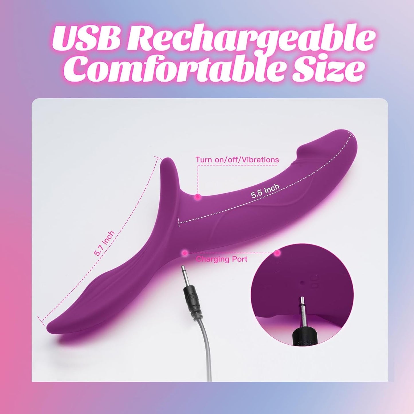 DualBliss App-Control Vibrating Strap-On Dildo Harness - Vixen | Nova Network