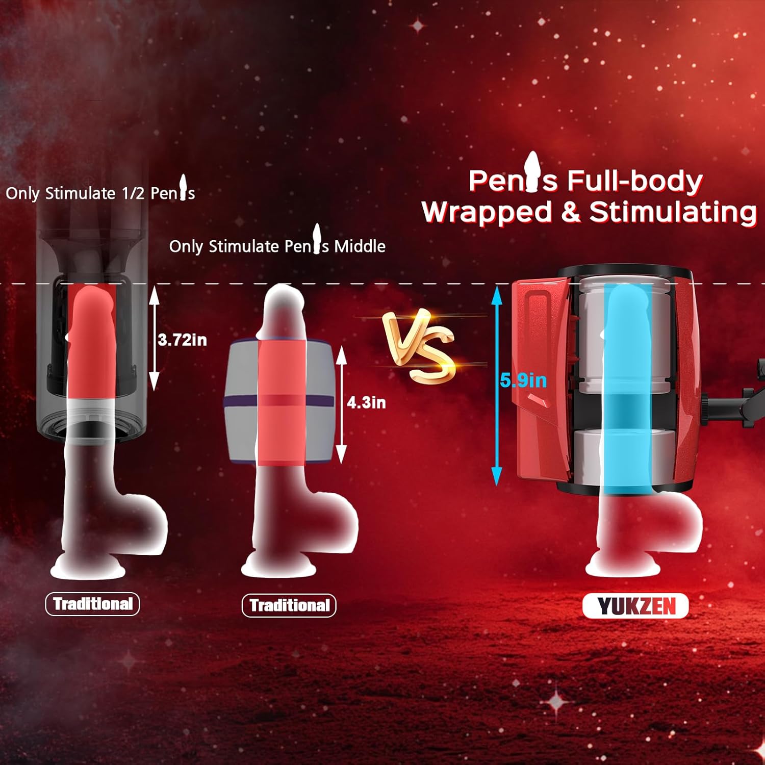 DualDrive Thrust & Vibe Stroker - Vixen | Nova Network
