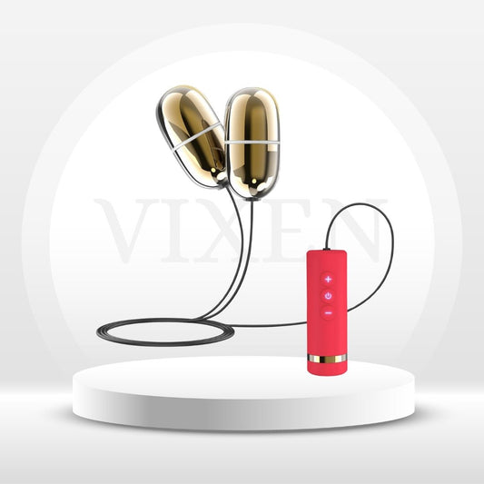 DualFantasy Double Egg Vibrator - Vixen | Nova Network