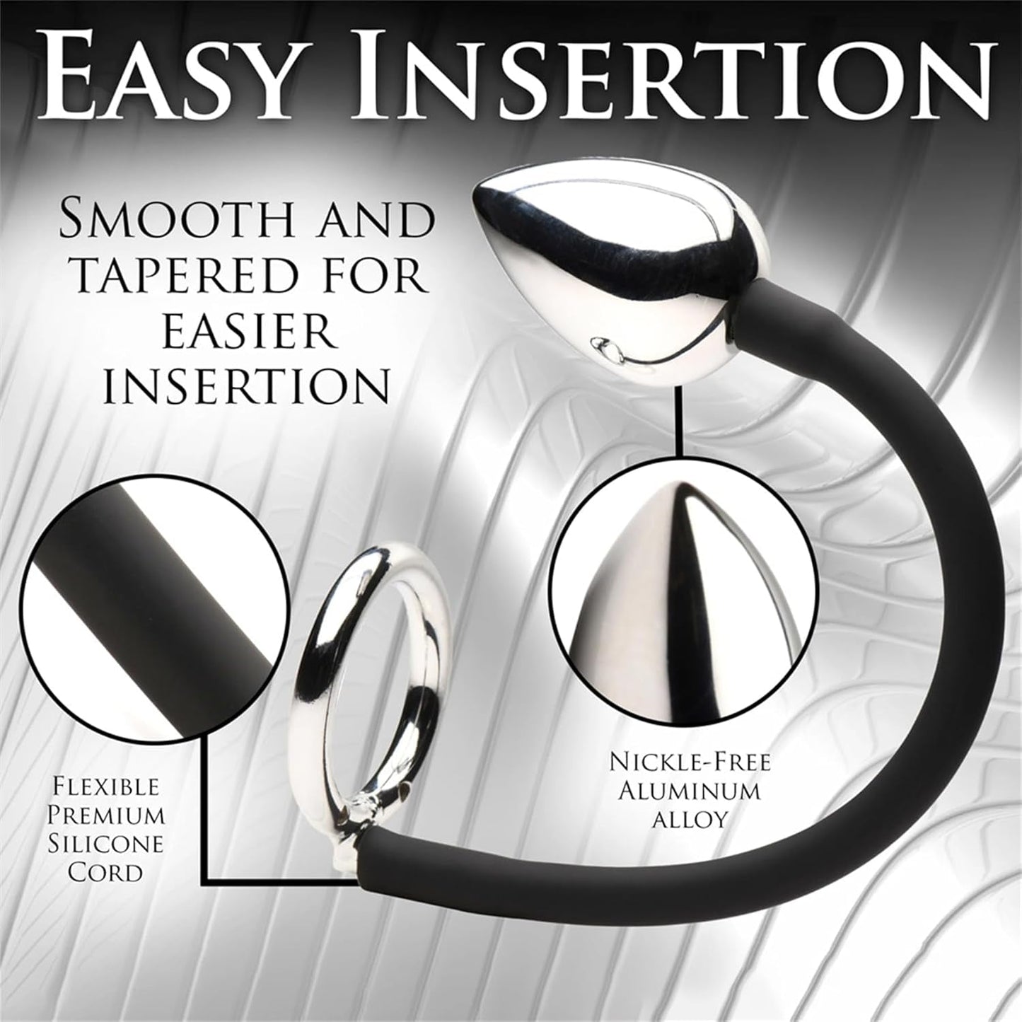 DualForce Metal Cock Ring & Prostate Butt Plug Set - Vixen | Nova Network
