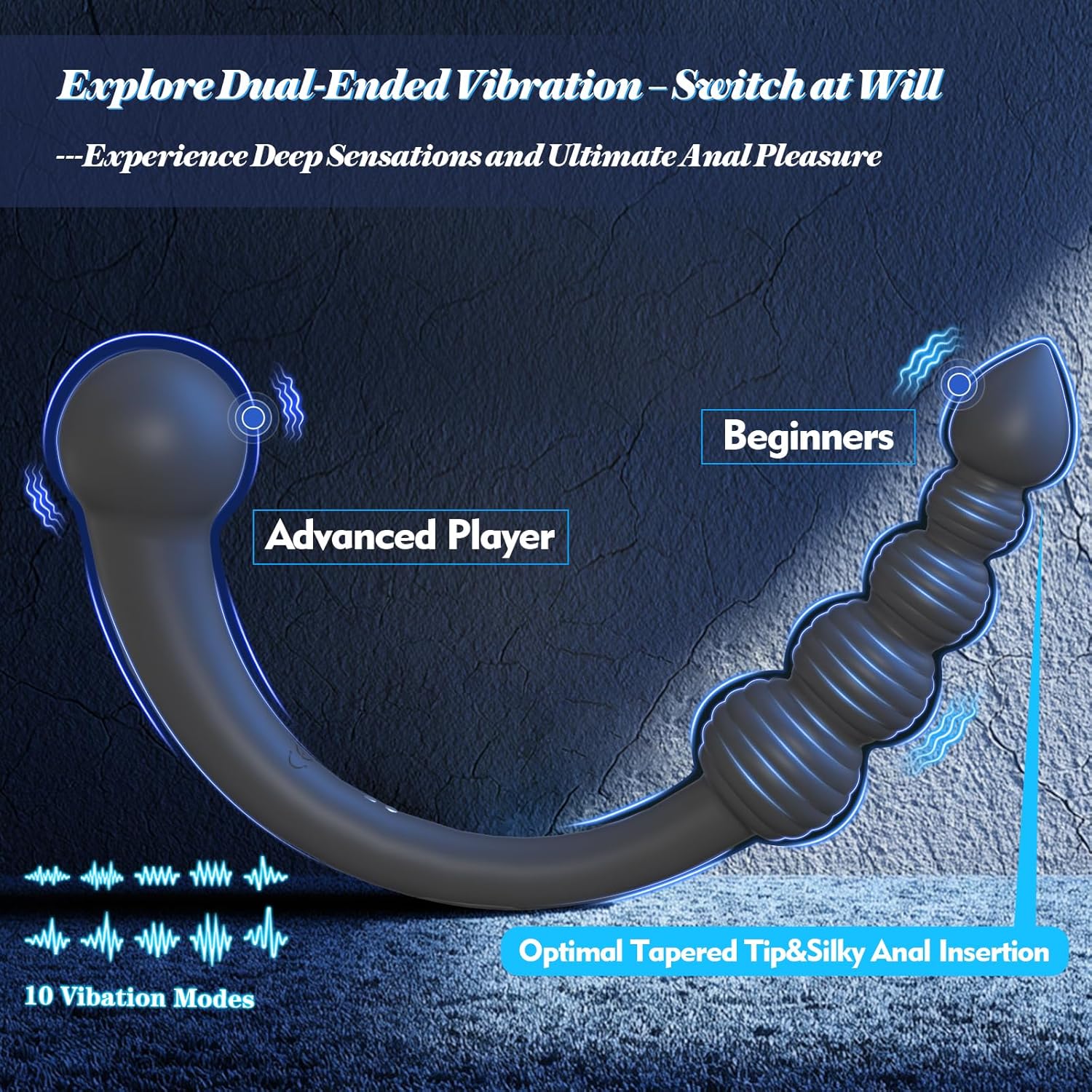DualLust Dual - Ended Vibrating Prostate Massager - Vixen | Nova Network