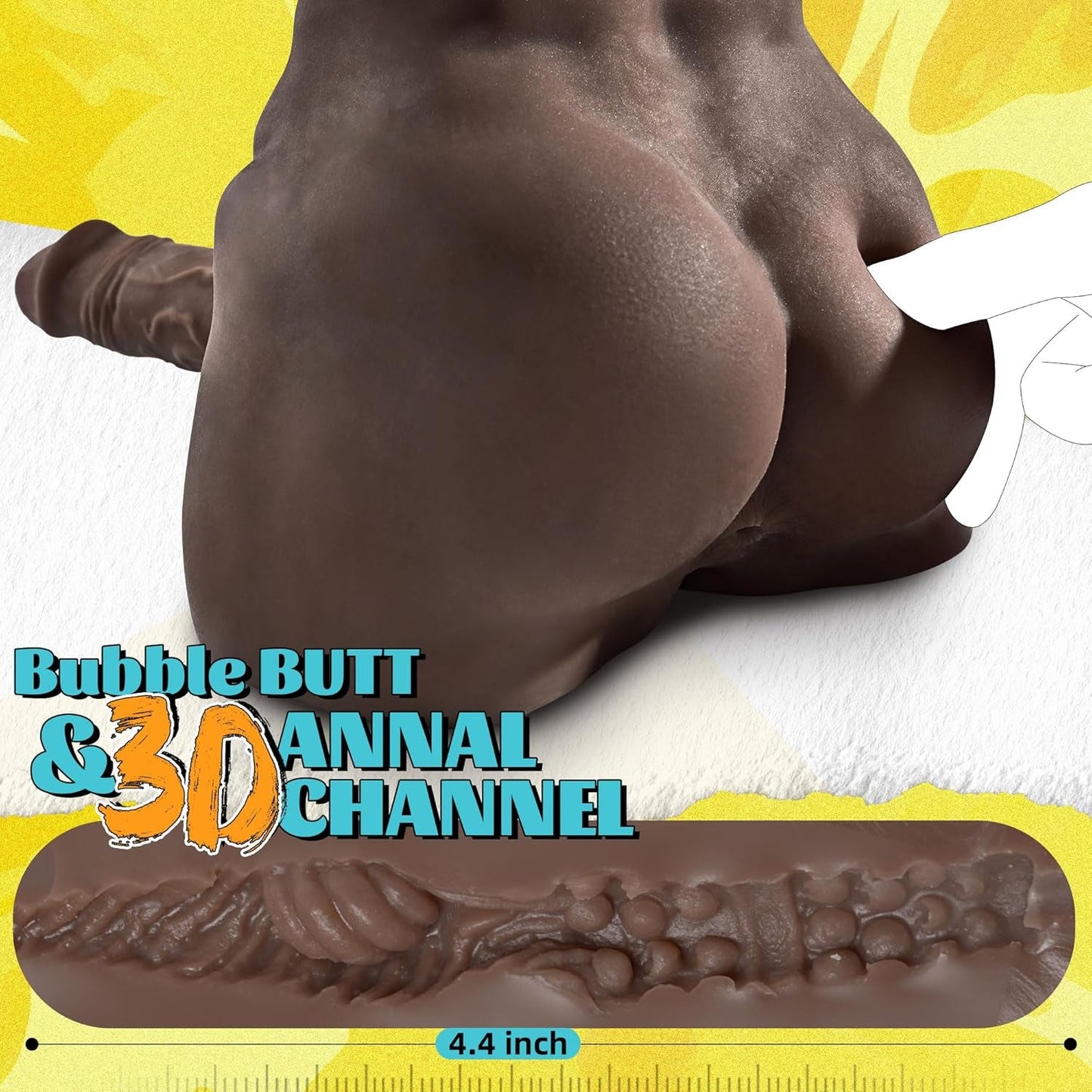 DualMate 2-in-1 Male Torso Sex Doll with Bendable Dildo - Vixen | Nova Network