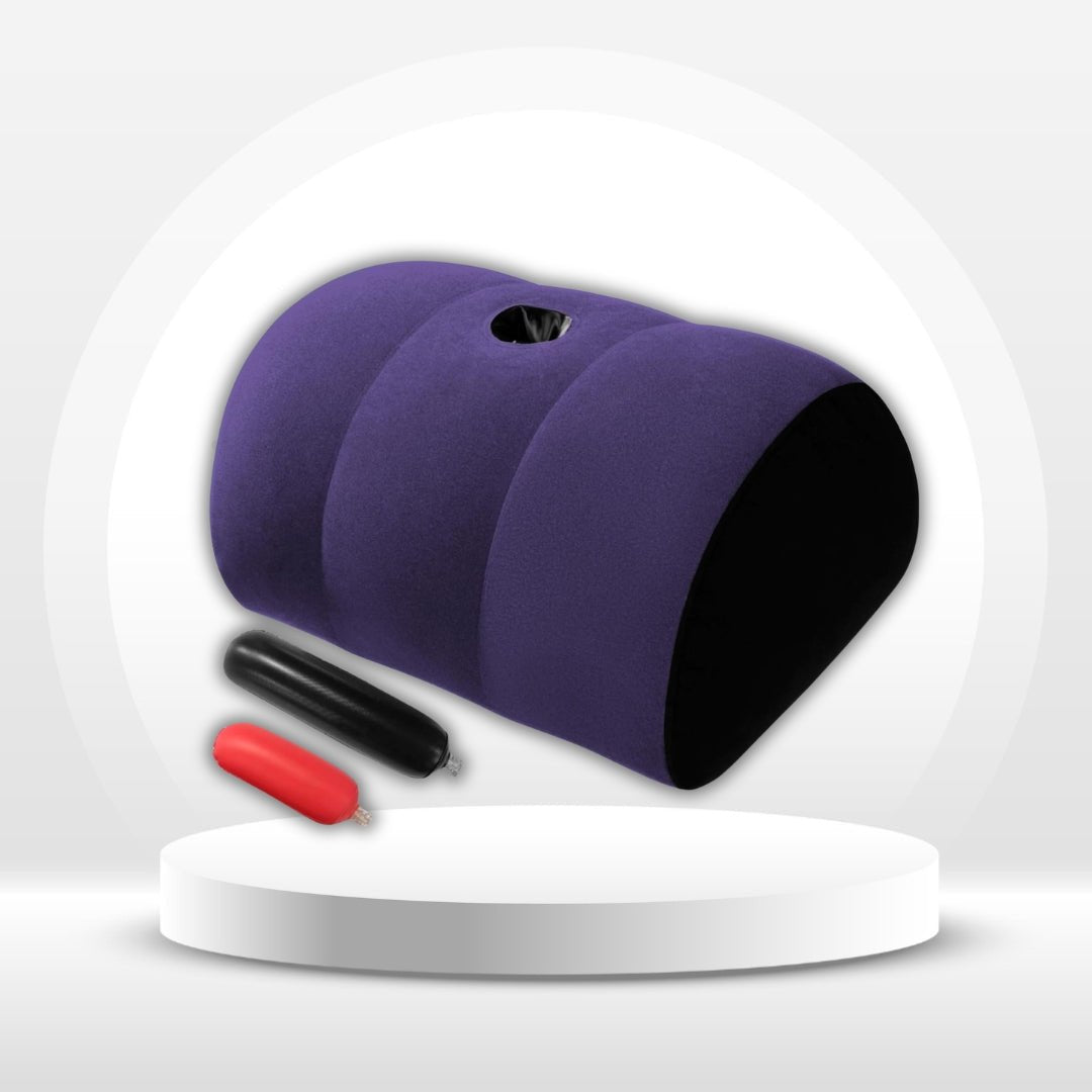 DualPlay 2-in-1 Inflatable Sex Pillow & Toy Mount – Holds 300 lbs - Vixen Adult Playroom