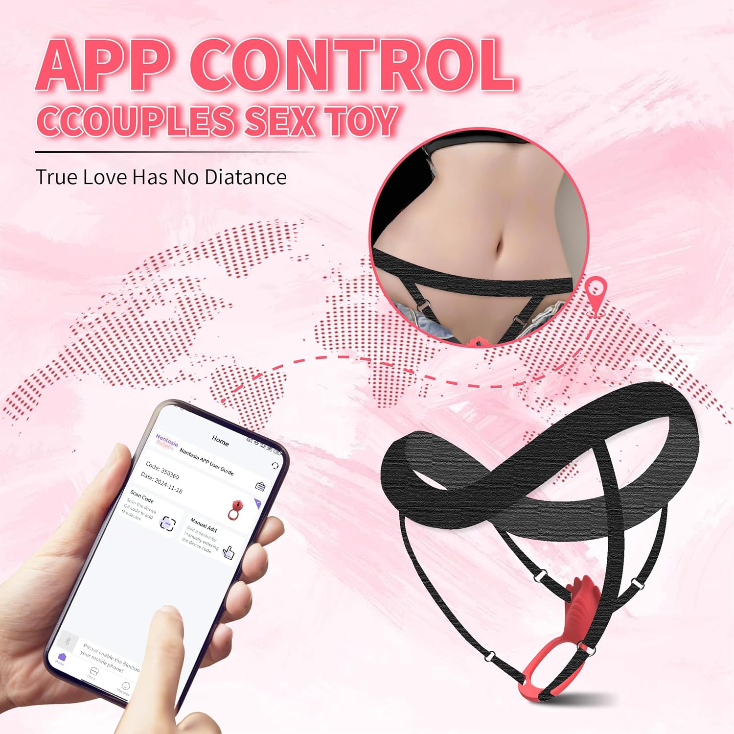 Wearable Couple Vibrator with APP Control Vixen | Nova Network Wearable Couple Vibrator with APP Control Vixen | Nova Network