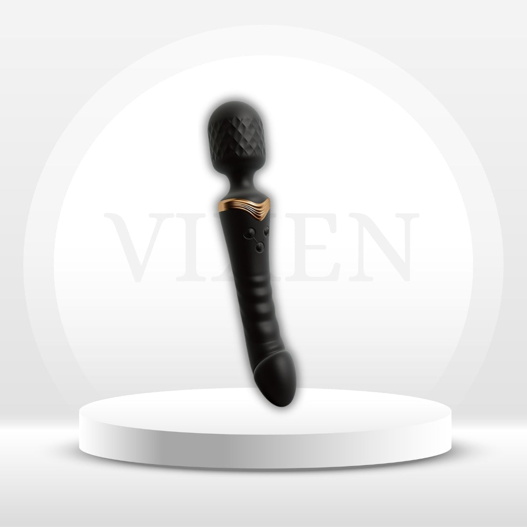 DualRush Dual Motor Sex Wand Dildo Vibrator - Vixen | Nova Network