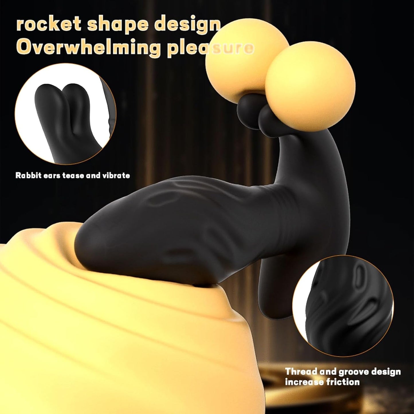 DualStrum 3-in-1 Thrusting Prostate Massager – Remote, 10 Speeds - Vixen Adult Playroom