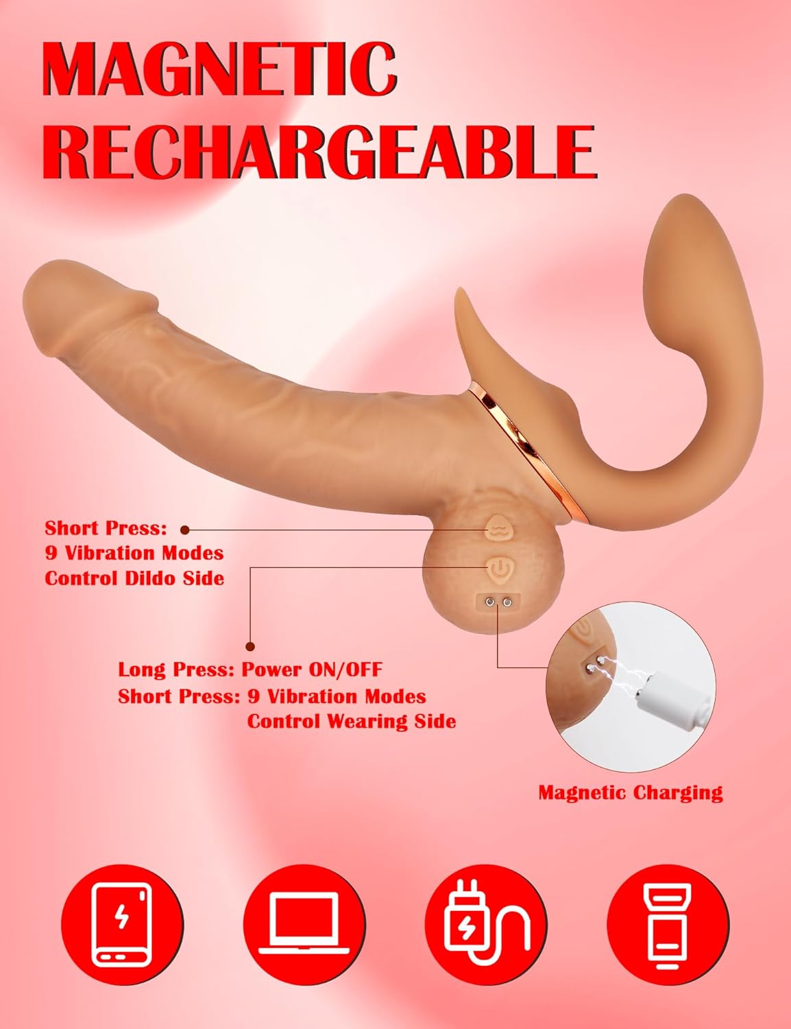 DualThrust 360° Double - Ended Vibrator - Vixen | Nova Network