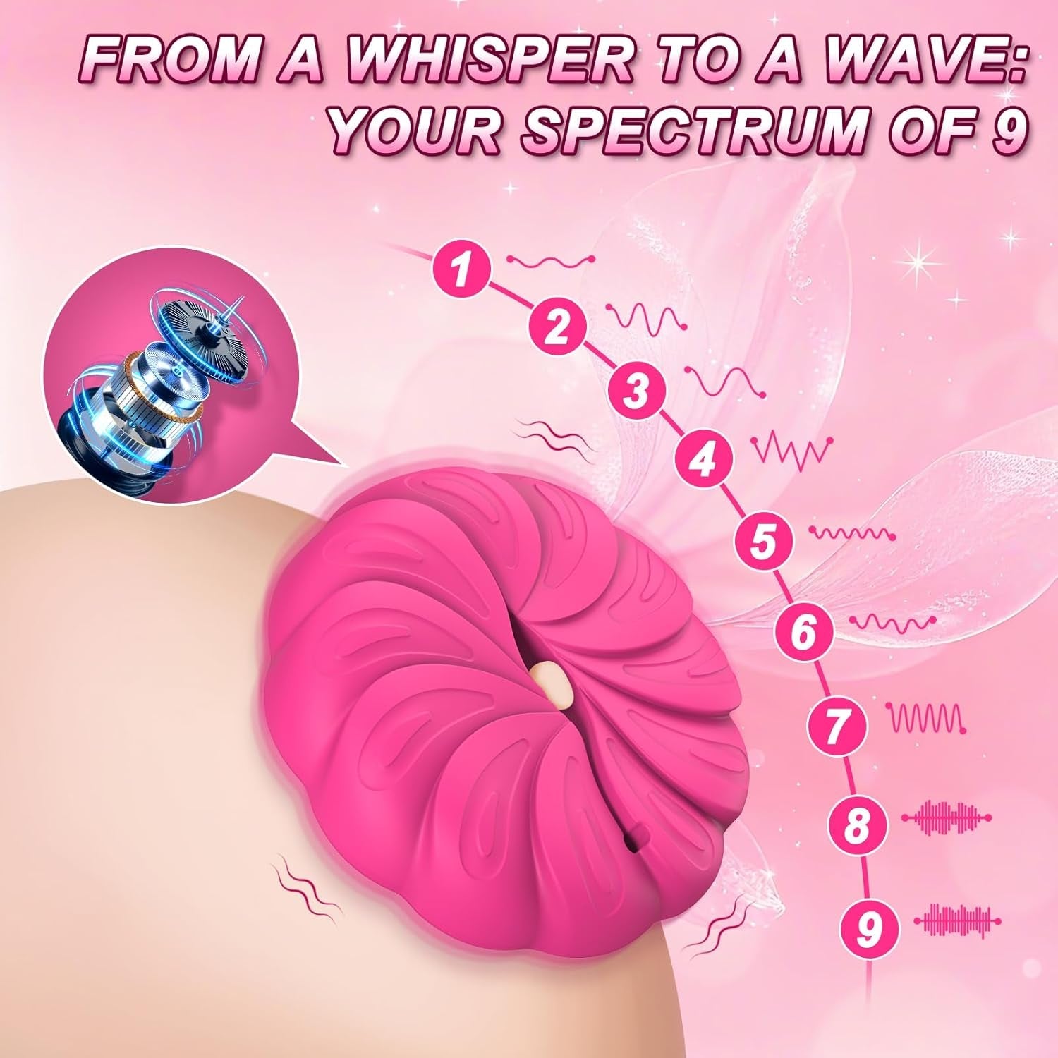 DuetCommand App-Control Vibrating Nipple Clamps – 9 Modes - Vixen Adult Playroom