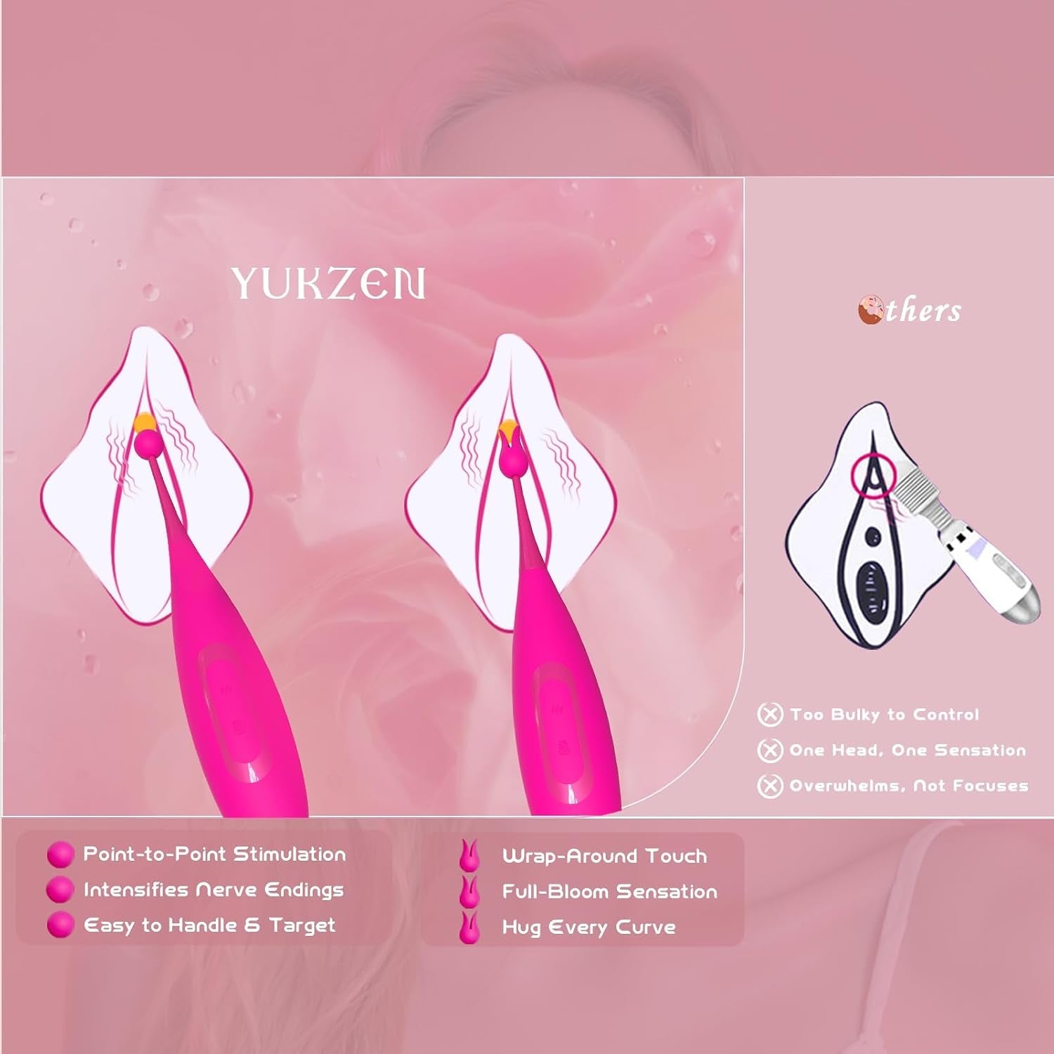 DuetWave 2-in-1 Clit Sucker & Precision Vibrator – App Control, 20 Modes - Vixen Adult Playroom
