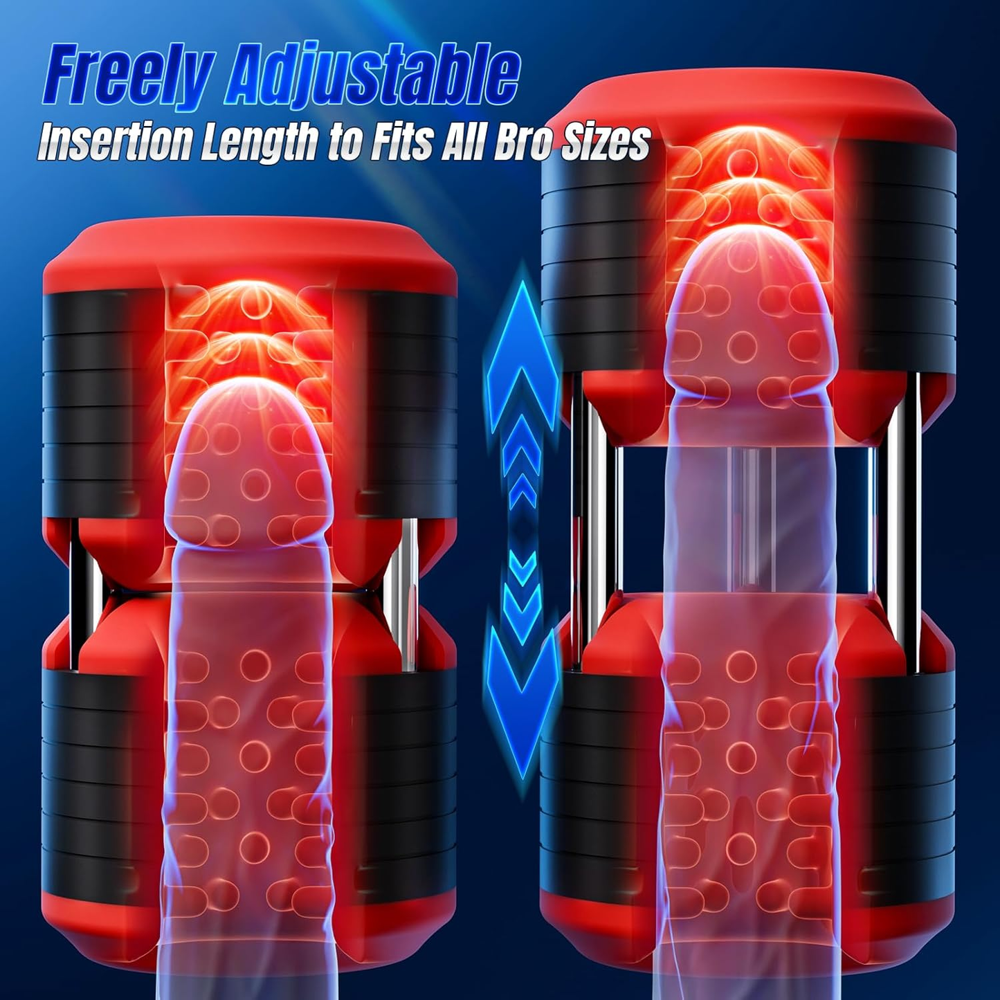 DumbbellRush 10 Mode Male Masturbator Trainer - Vixen | Nova Network
