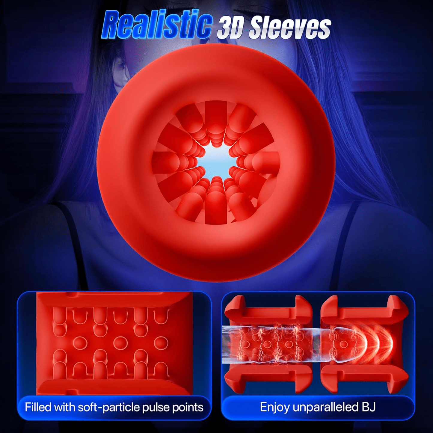 DumbbellRush 10 Mode Male Masturbator Trainer - Vixen | Nova Network