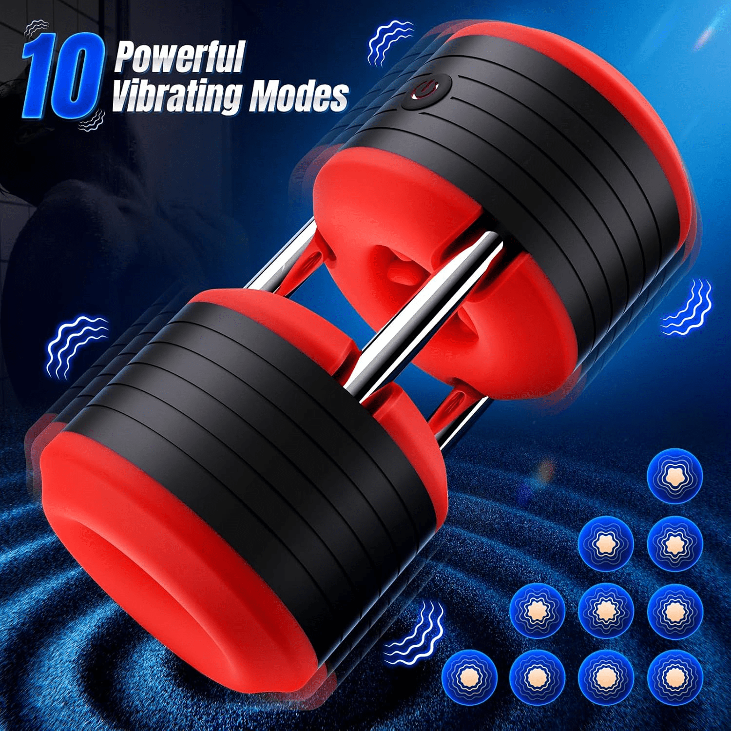 DumbbellRush 10 Mode Male Masturbator Trainer - Vixen | Nova Network