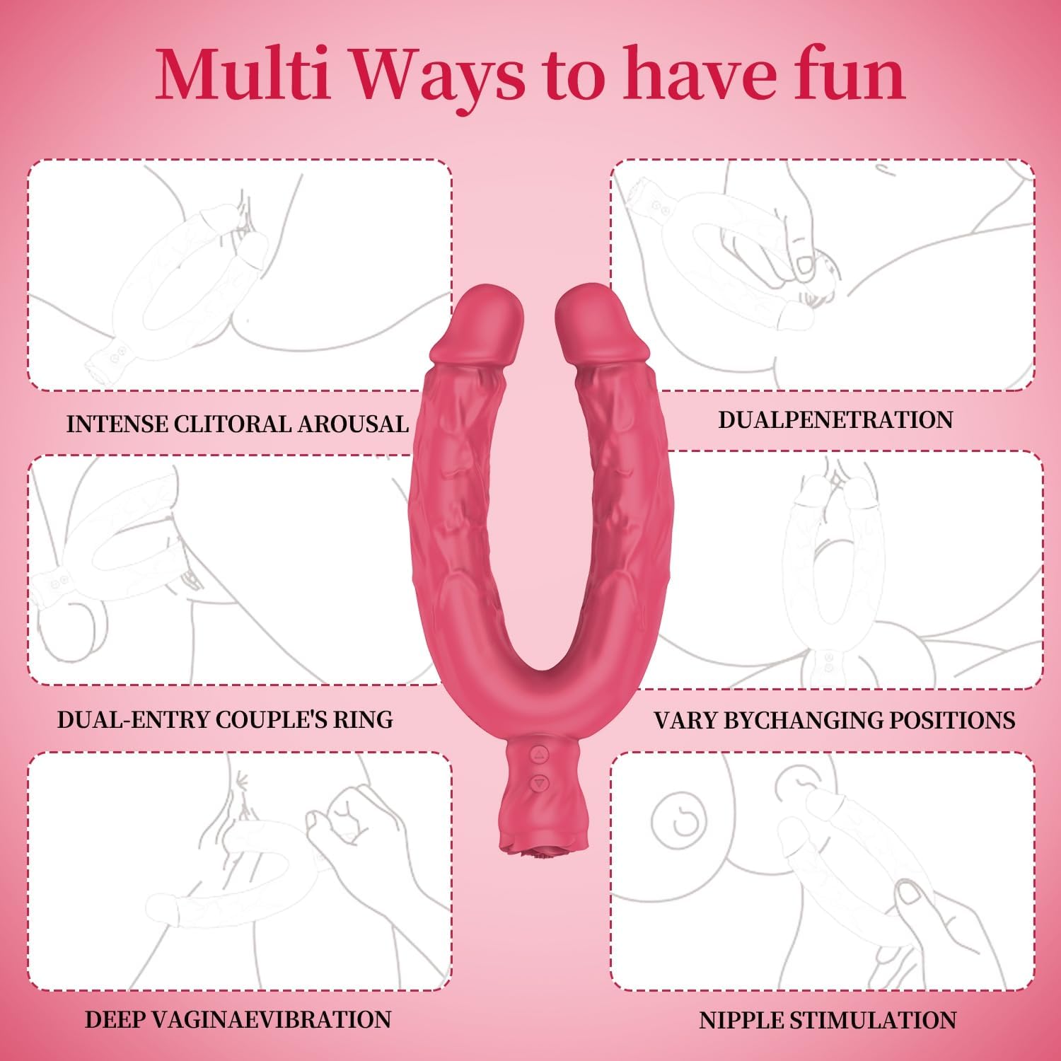 DuoFlex Double - Ended Dildo Vibrator - Vixen | Nova Network