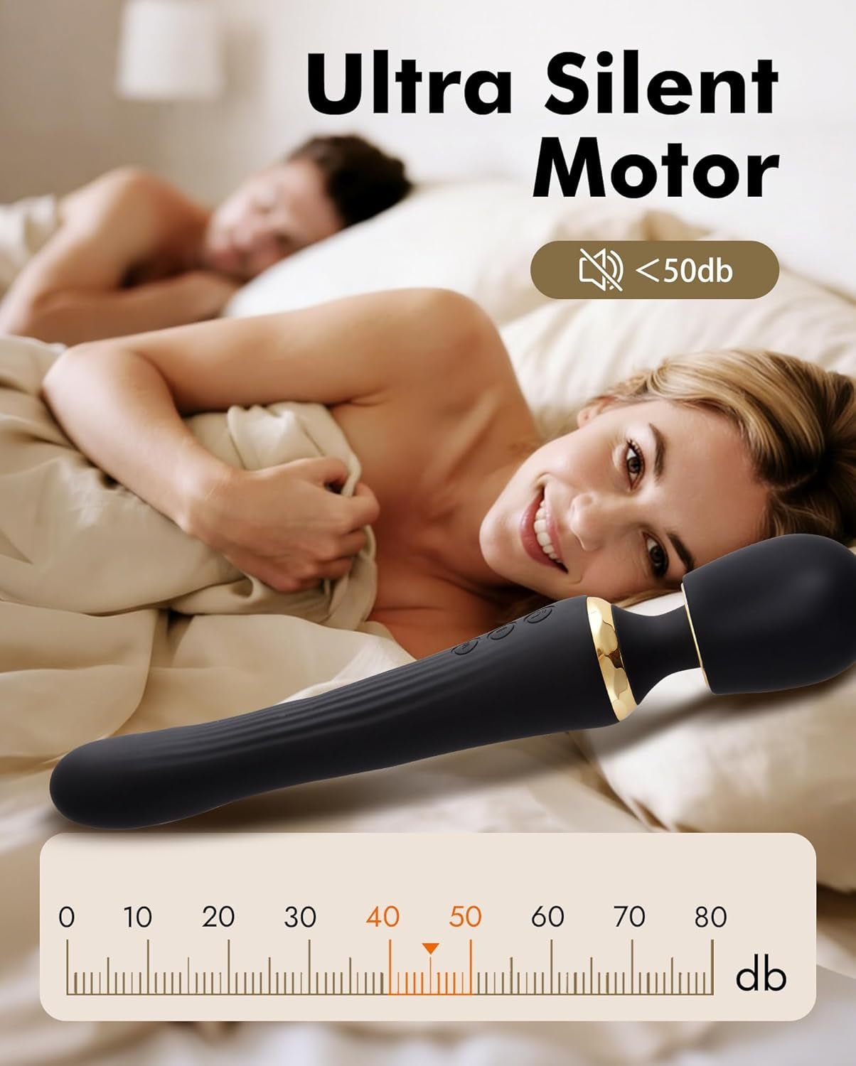 DuoThrust App Control Thrusting Wand Dildo Vibrator - Vixen | Nova Network
