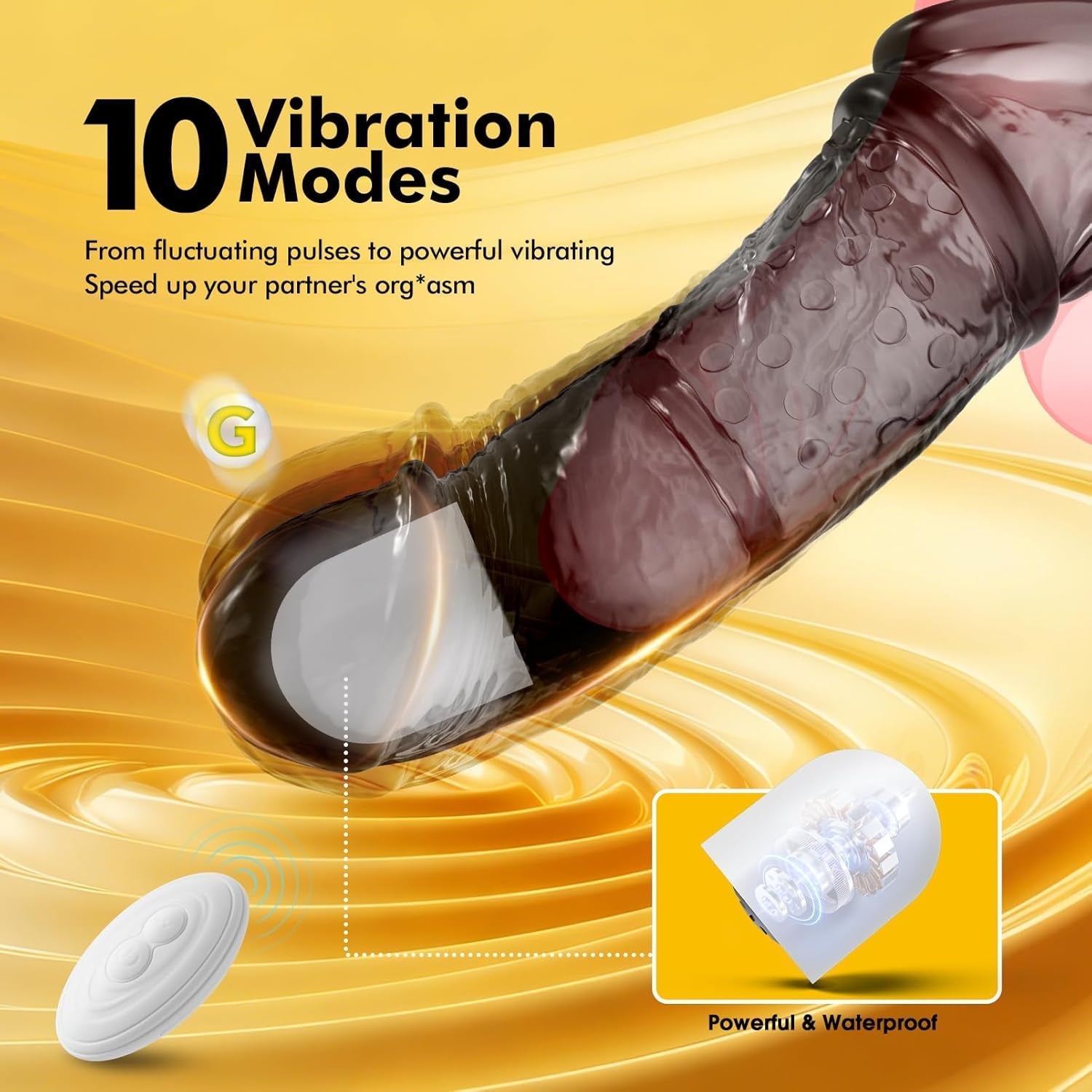 DuoTwin Remote Vibrating Penis Sleeve for Couples - Vixen Adult Playroom