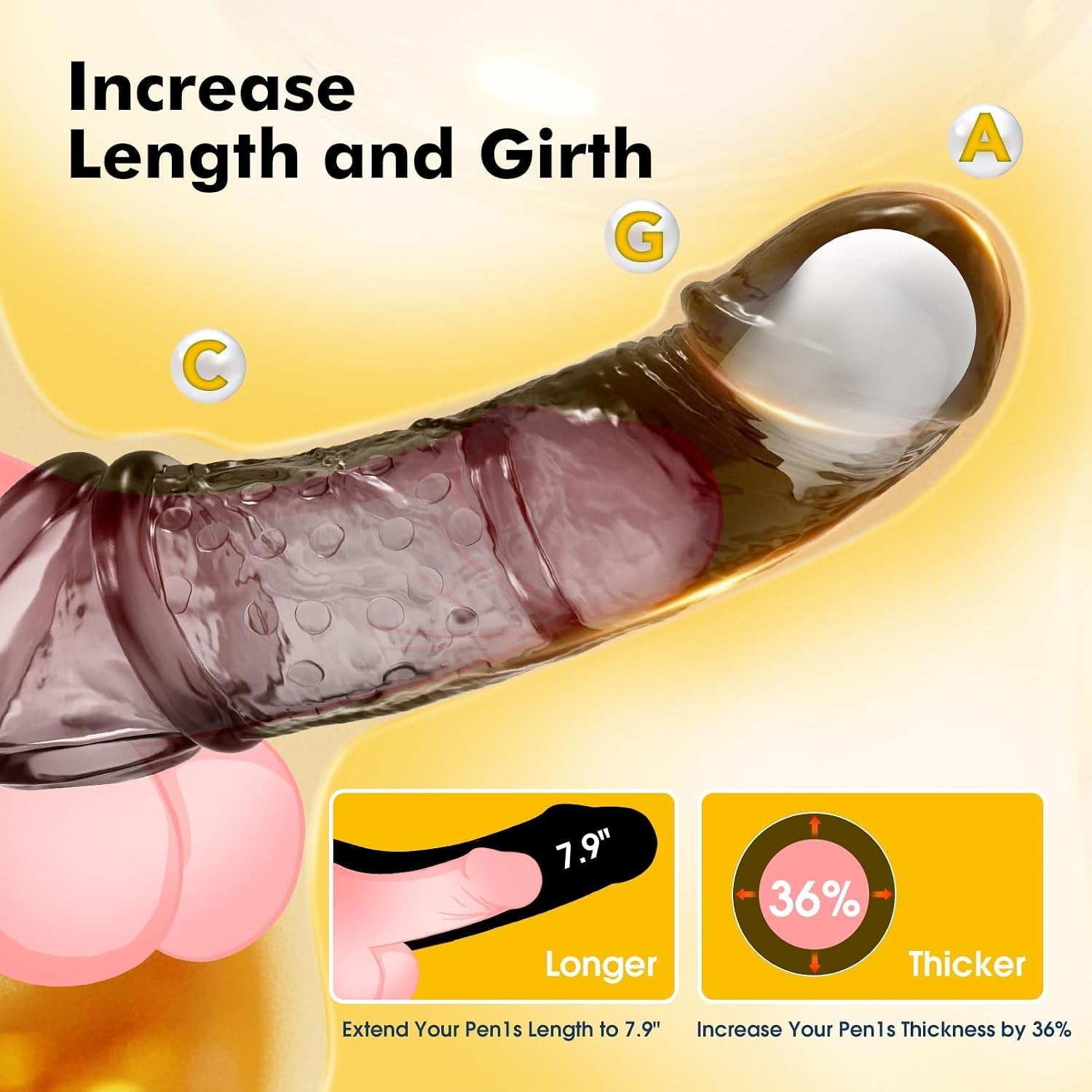 DuoTwin Remote Vibrating Penis Sleeve for Couples - Vixen Adult Playroom