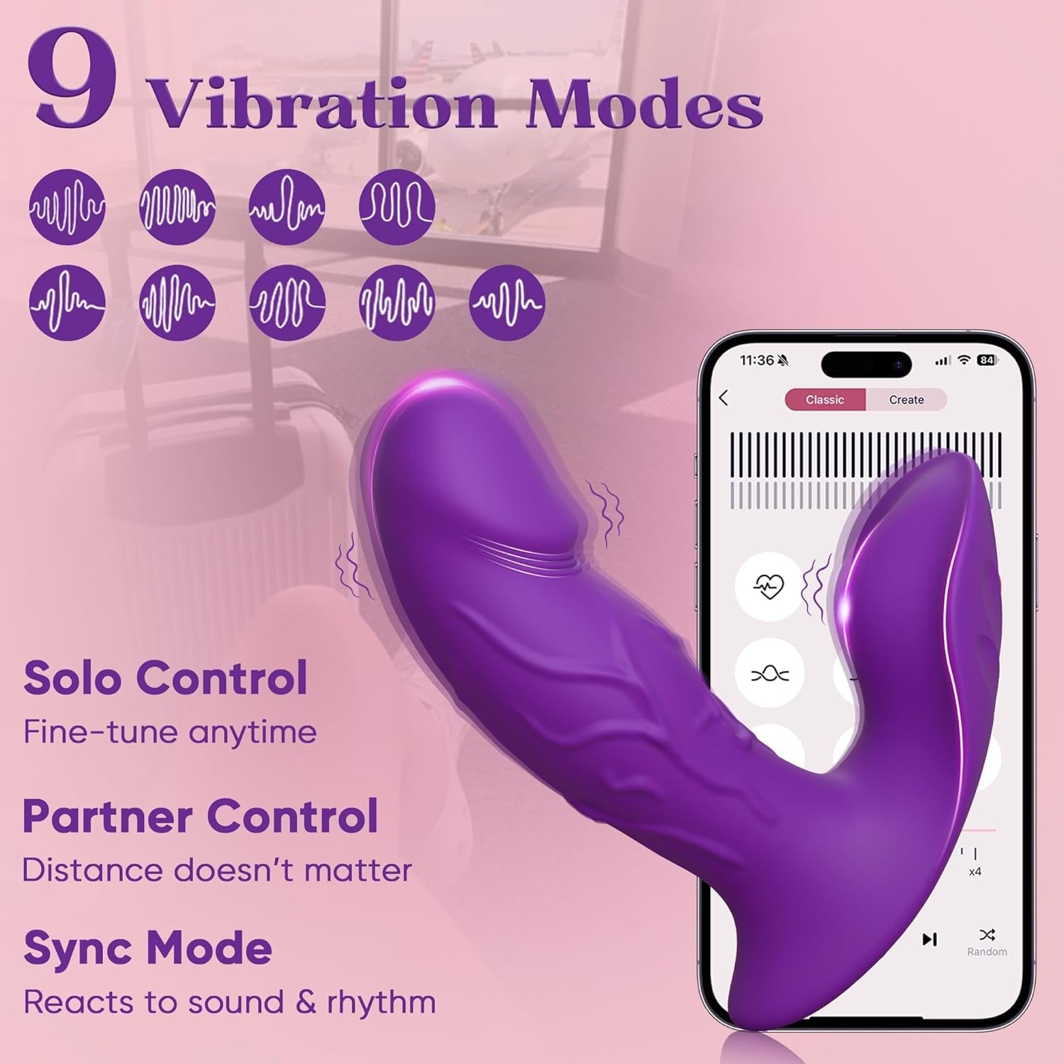 DuskBloom Wearable Panty Dildo Vibrator 9 Modes - Vixen | Nova Network