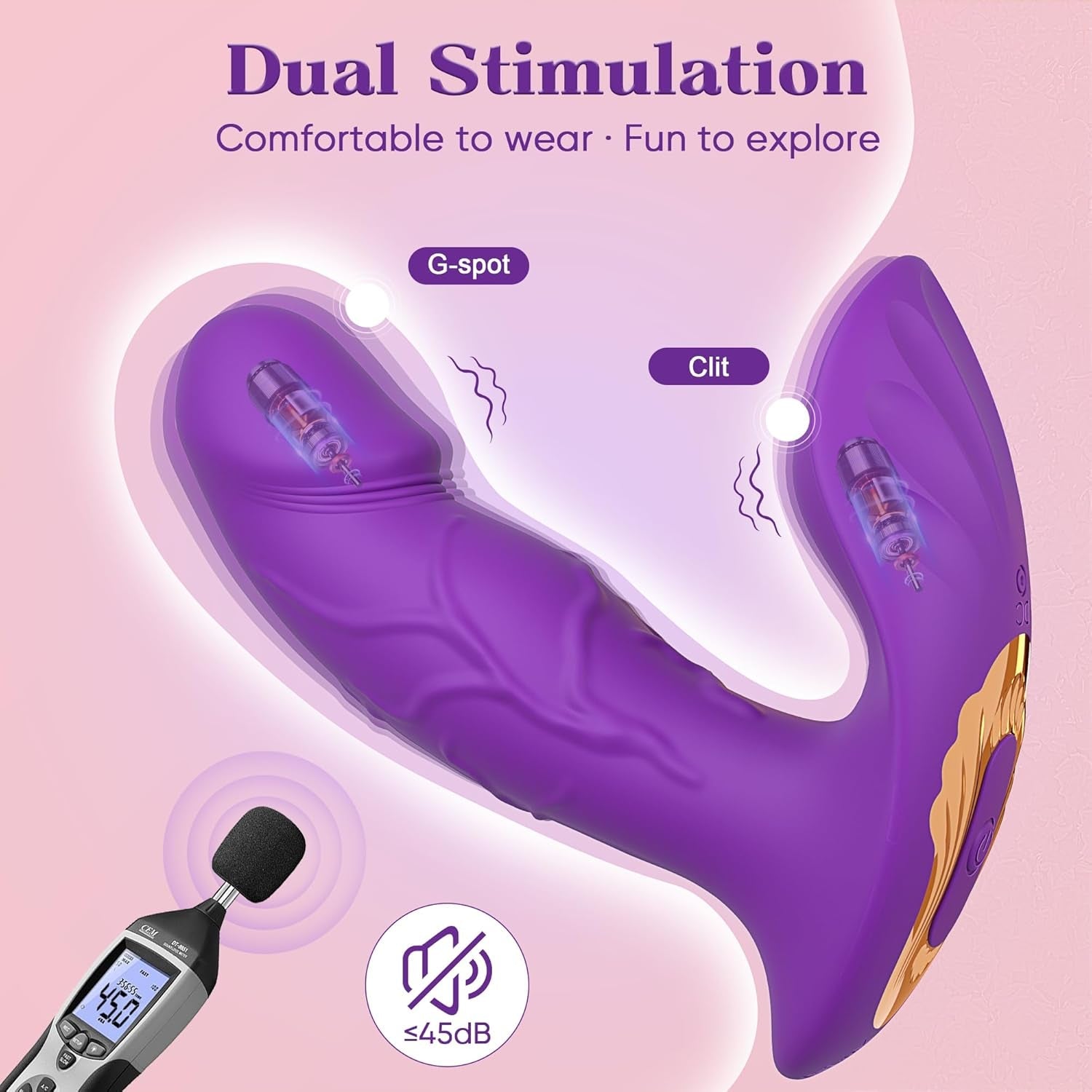 DuskBloom Wearable Panty Dildo Vibrator 9 Modes - Vixen | Nova Network