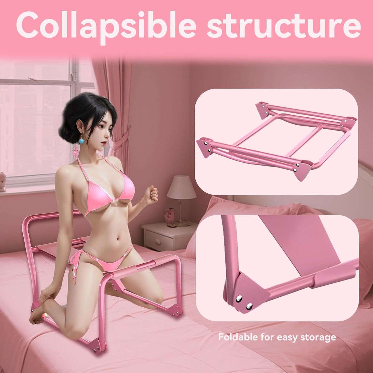 DynamicBounce Foldable Sex Chair with Dildo Mount - Vixen | Nova Network