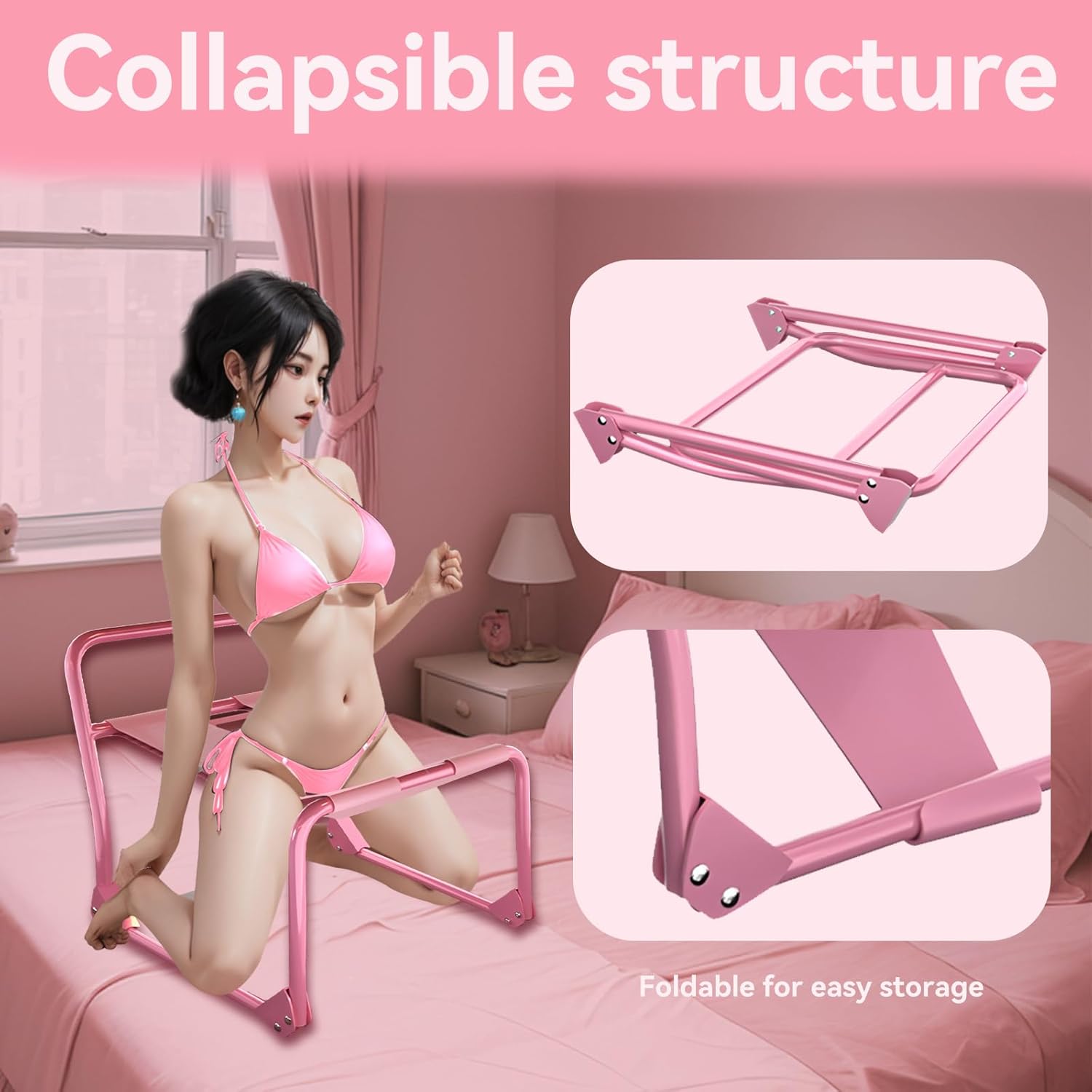 DynamicBounce Foldable Sex Chair with Dildo Mount - Vixen | Nova Network